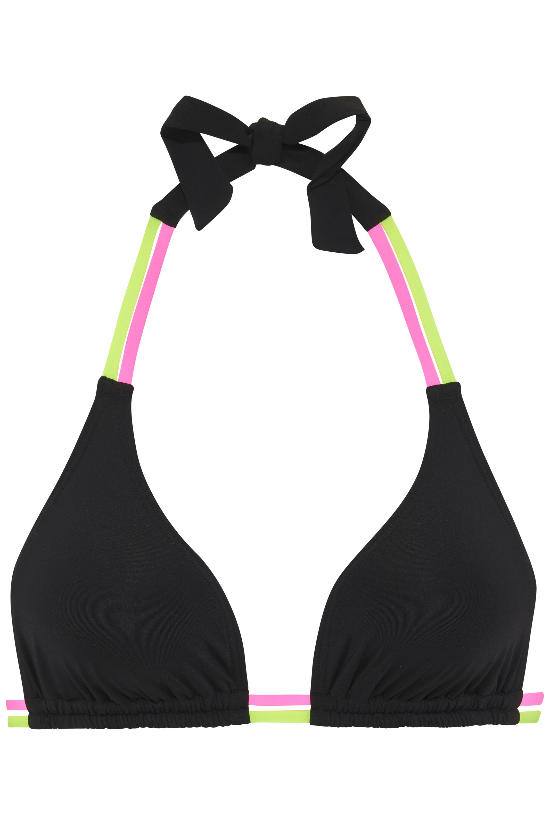 Buffalo Triangel-Bikini-Top »Pop«, Mit kontrastfarbigen Doppelträgern