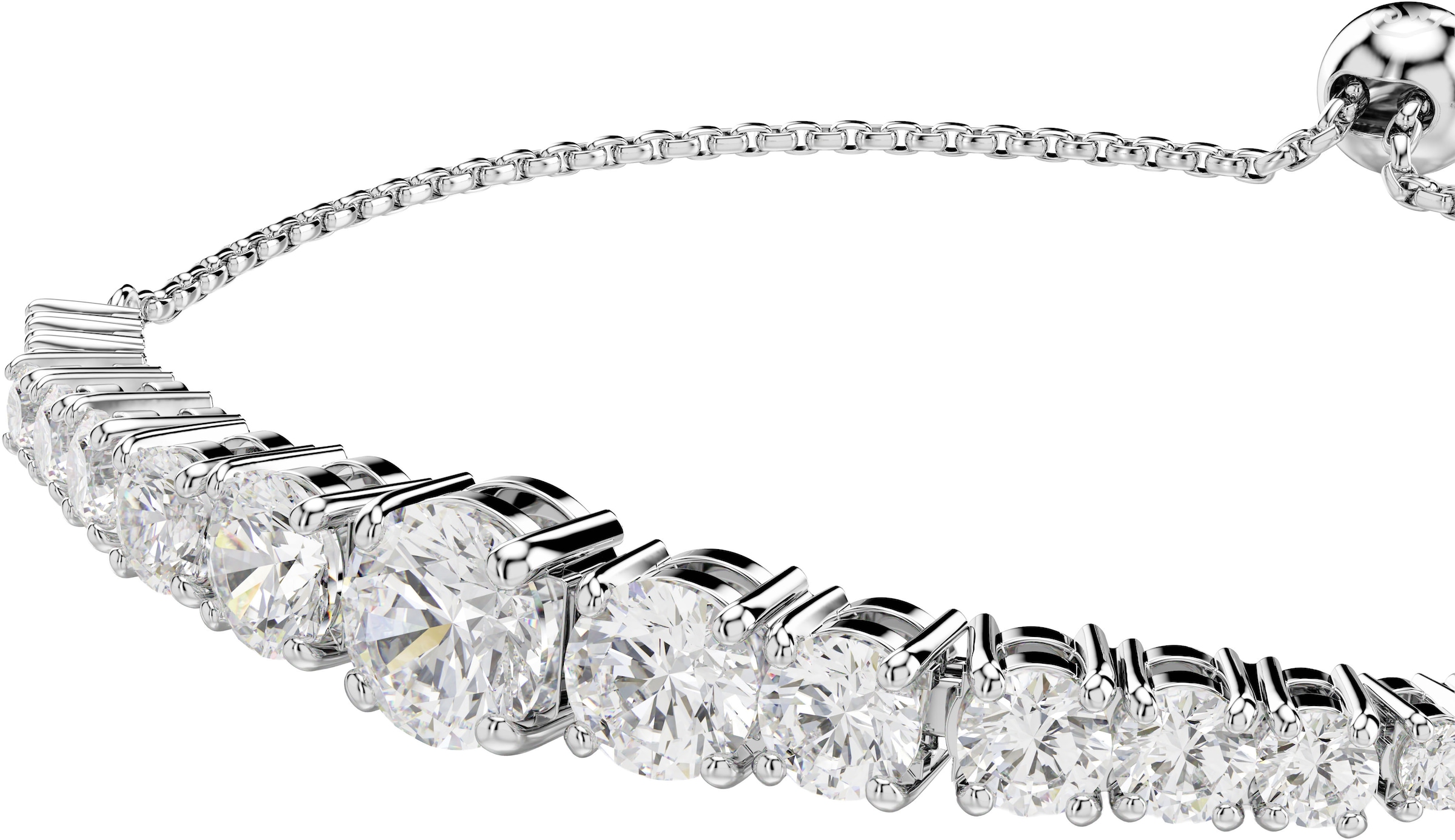 Swarovski Armband »Schmuck Geschenk Matrix Armkette, 5690677«, mit Swarovski® Kristall