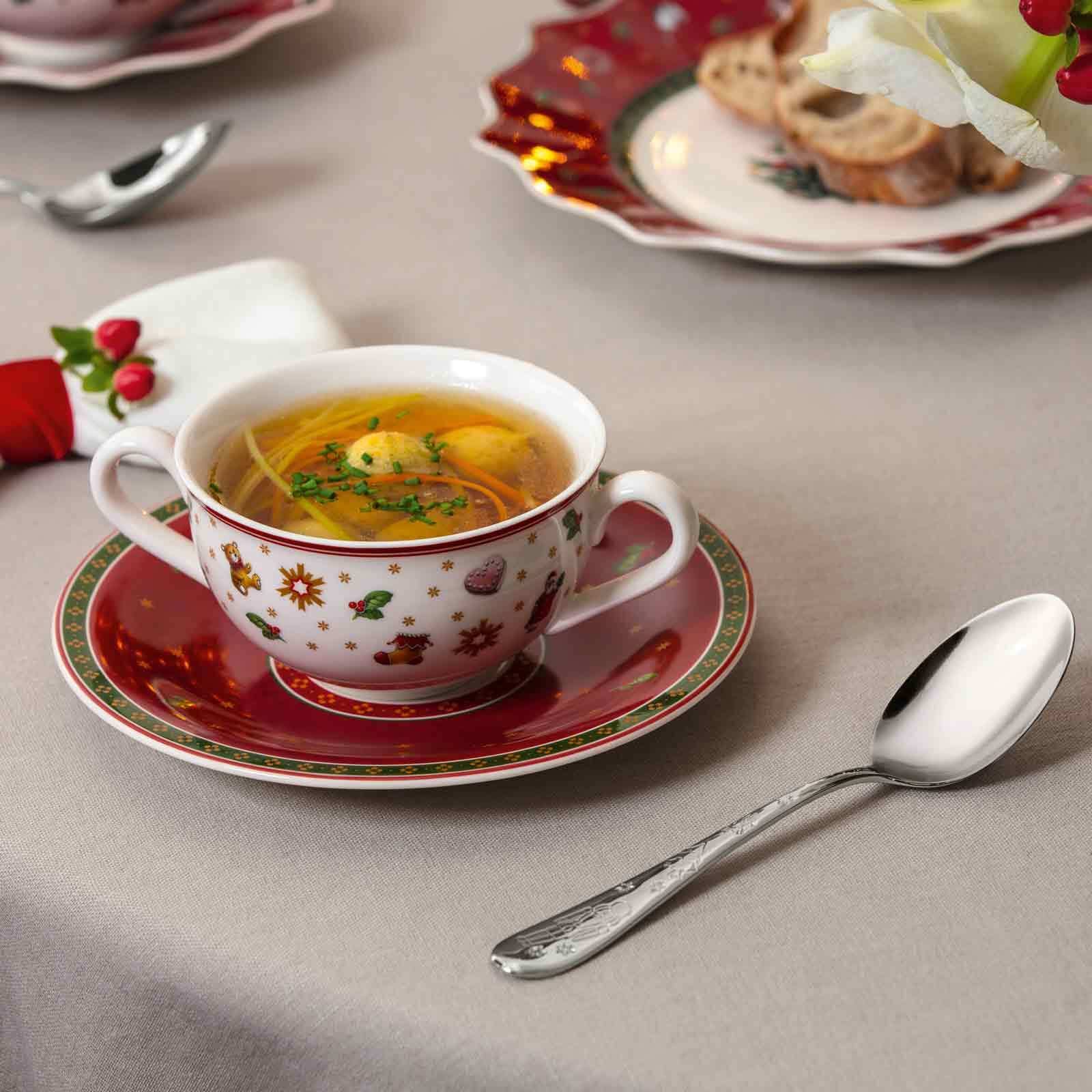 Villeroy & Boch Tasse »Suppentassen mit Untertassen Toy's Delight 250 ml bunt« handwäsche empfohlen