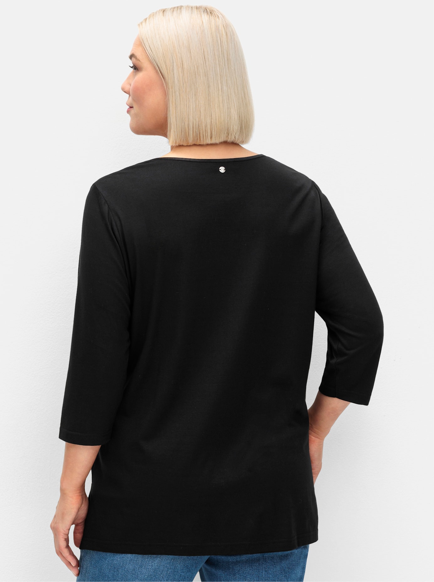 Thumbnail - Sheego 3/4-Arm-Shirt "Rundhalsshirt", (1 tlg.)