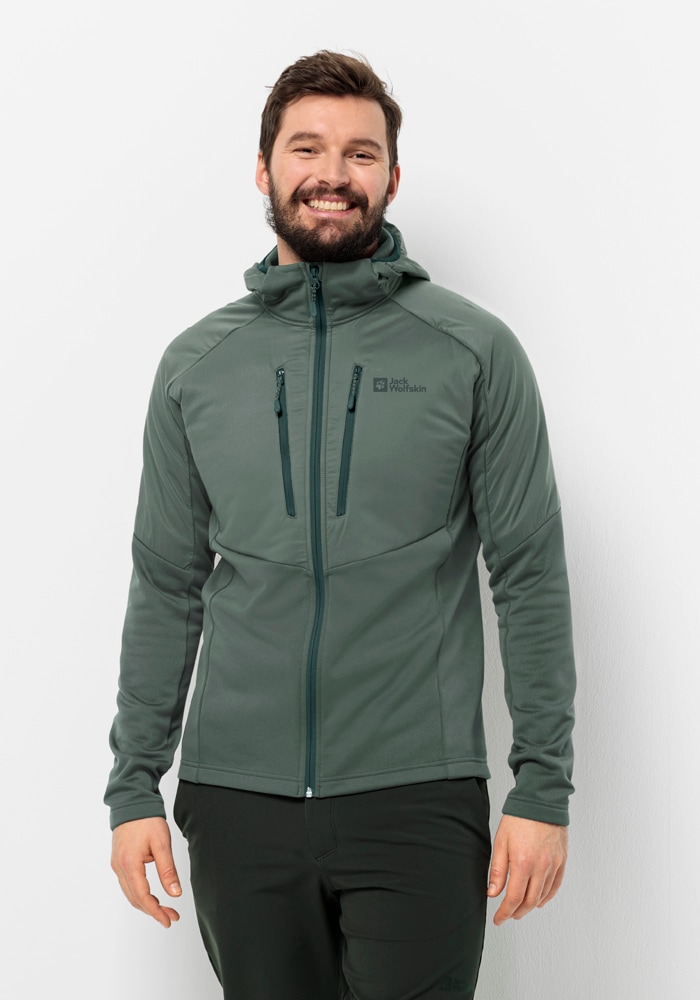 Jack Wolfskin Kapuzenfleecejacke "ALPGRAT PRO INS FZ M", mit Kapuze günstig online kaufen