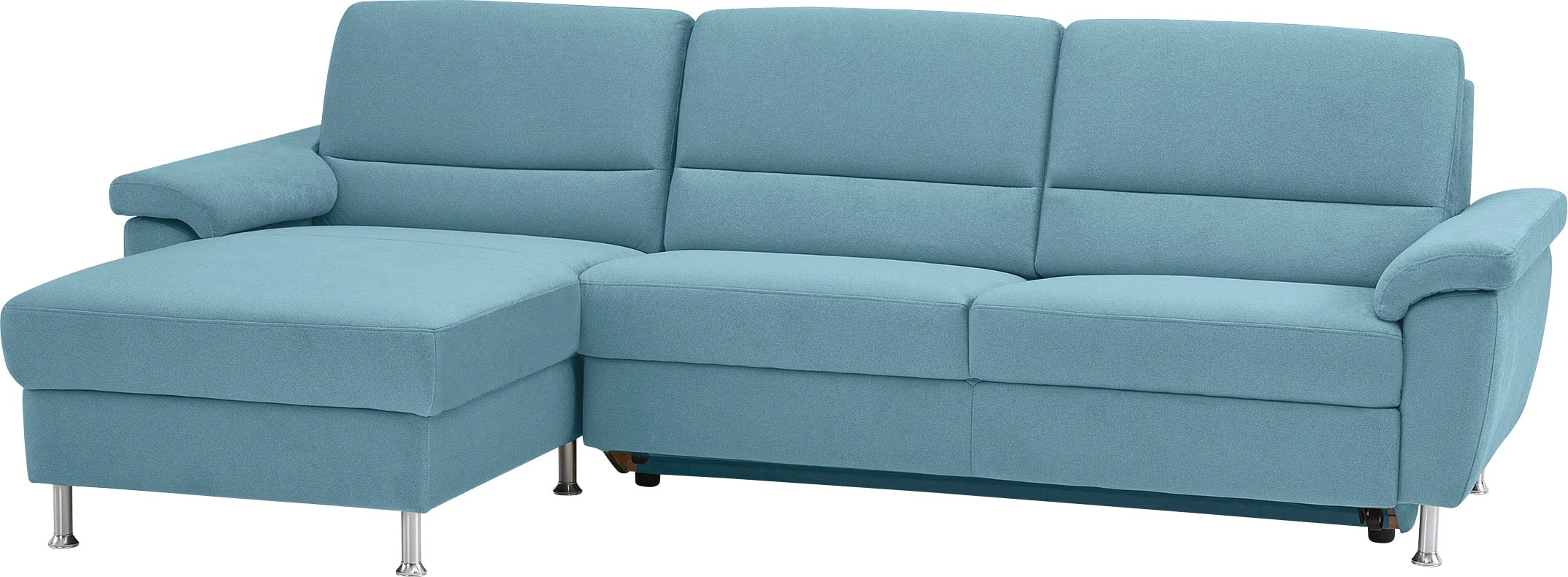 CALIZZA INTERIORS Ecksofa »Onyx L-Form«, Recamiere links oder rechts, wahlweise mit Bettfunktion, Breite 270 cm