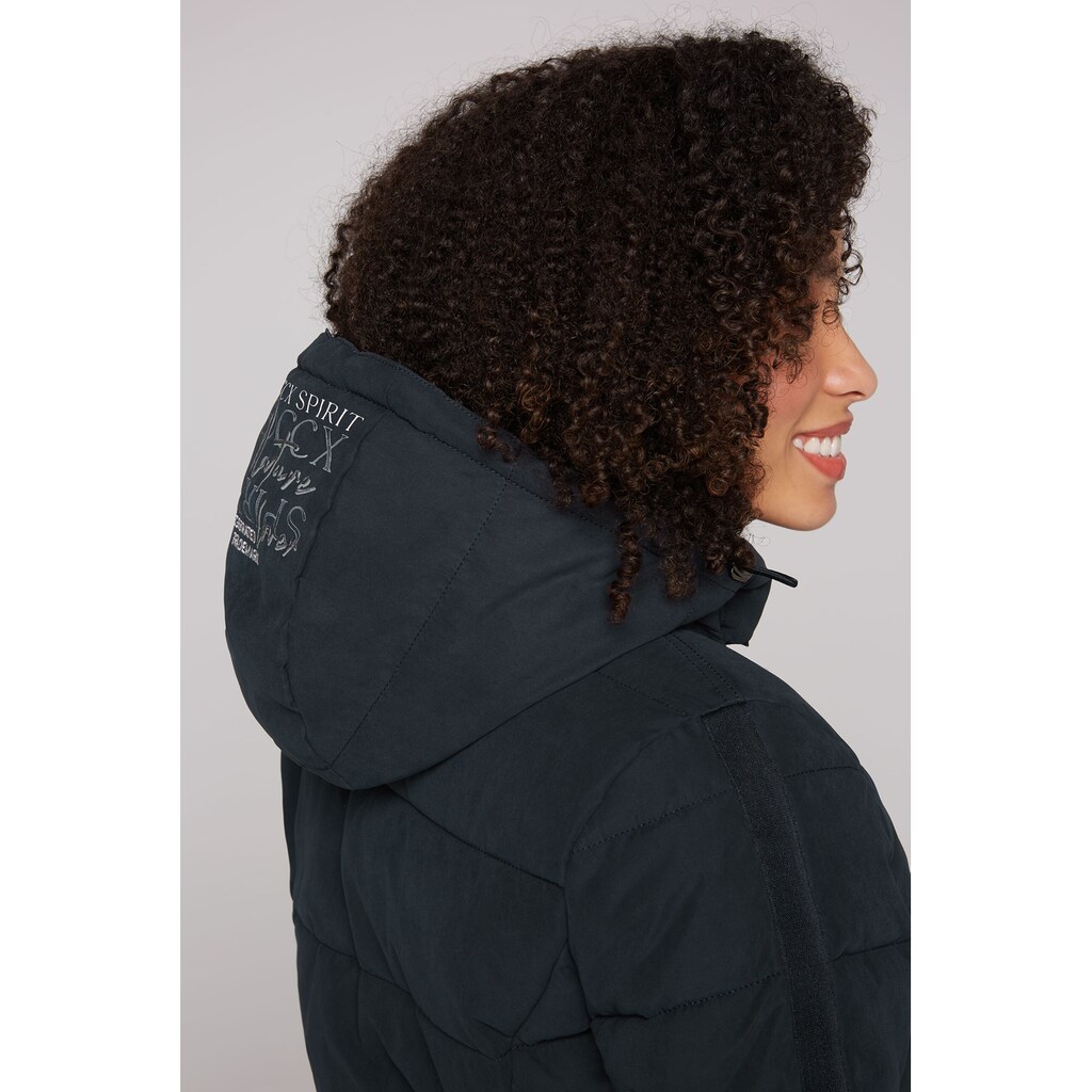 SOCCX Winterjacke, mit Kapuze