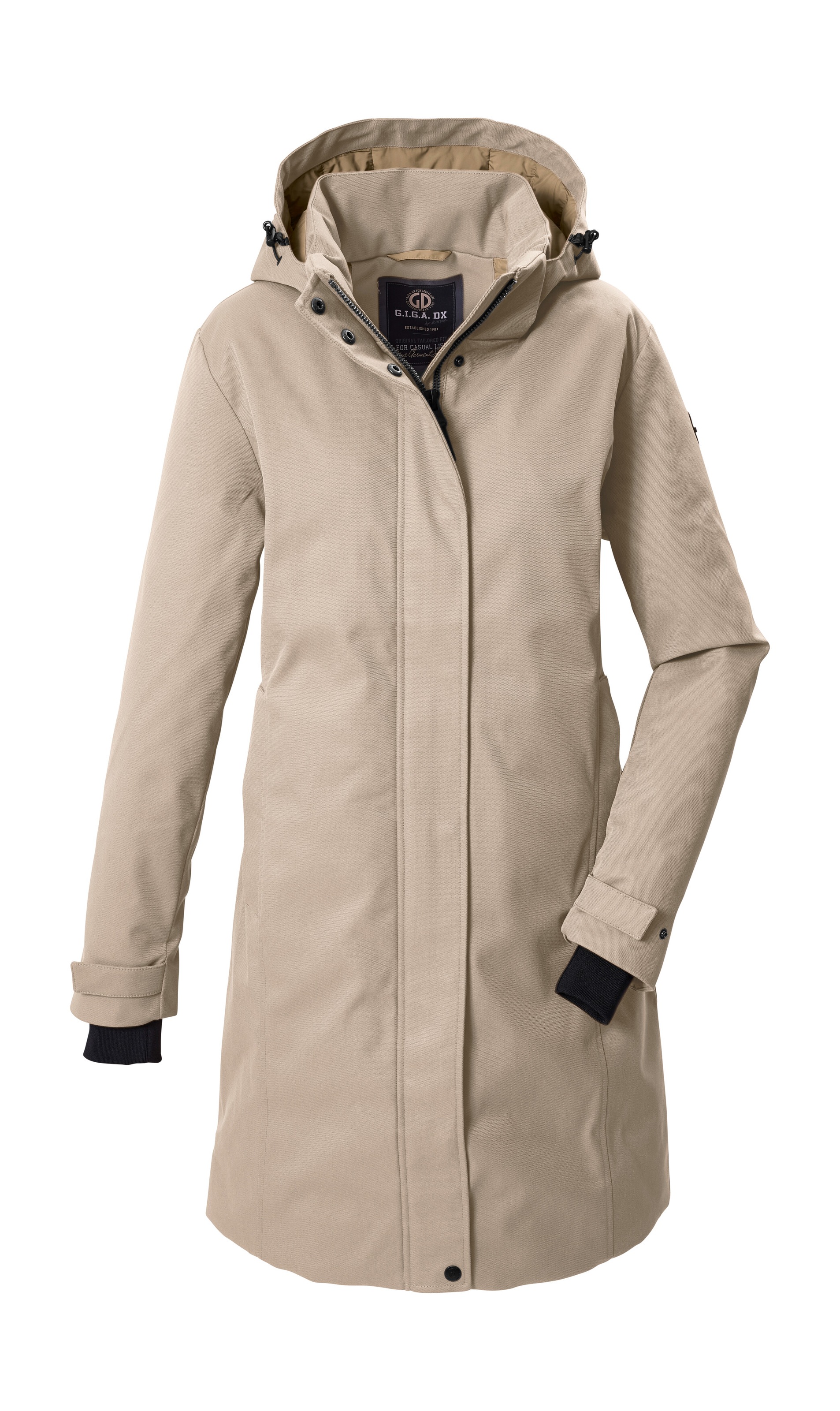 G.I.G.A. DX by killtec Parka "GW 60 WMN PRK" Winddichter, wasserabweisender Damenparka mit abnehmbarer Kapuze