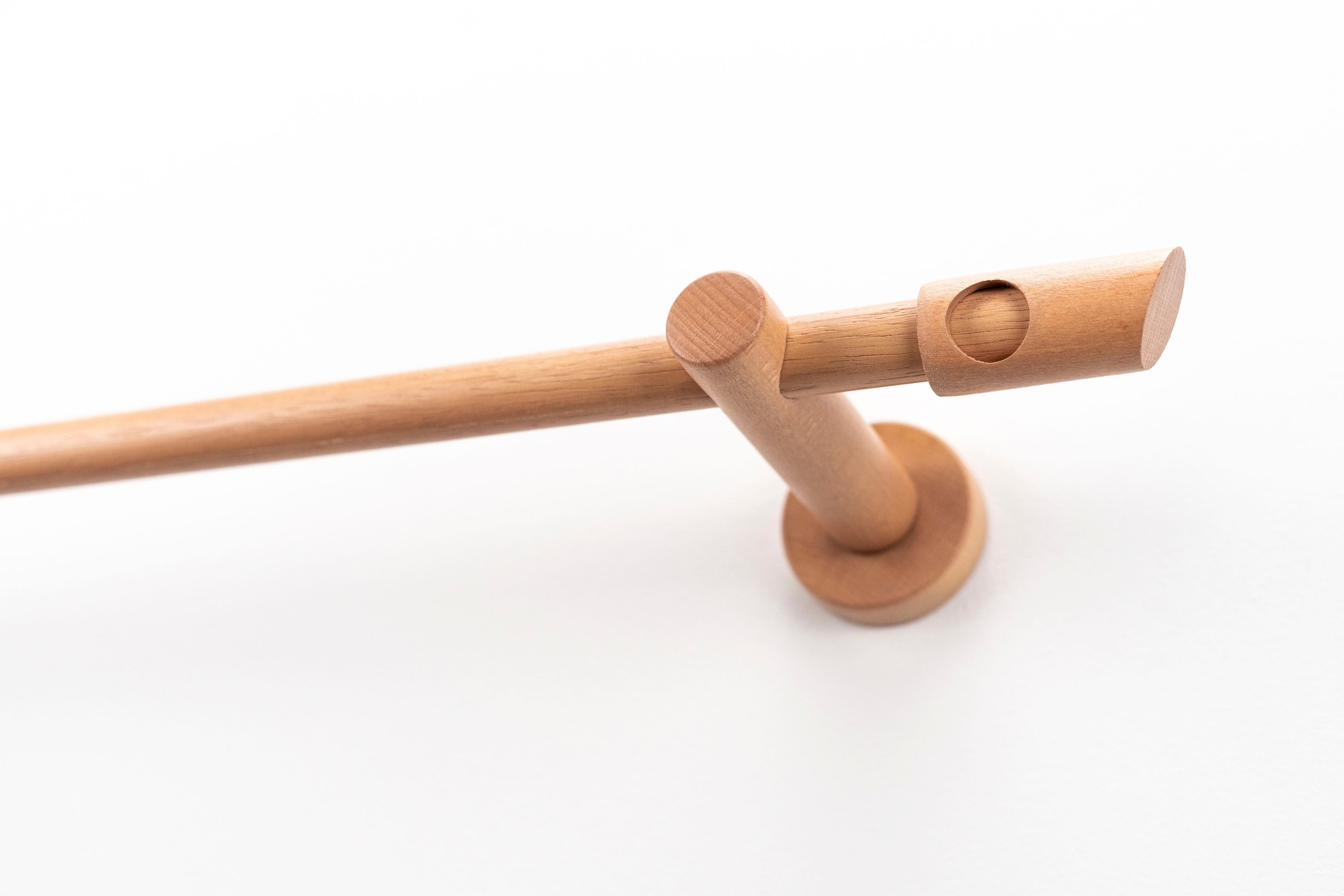 GARESA Gardinenstange "PILA" Ø 20 mm 1 läufig-läufig Wunschmaßlänge;Träger; günstig online kaufen