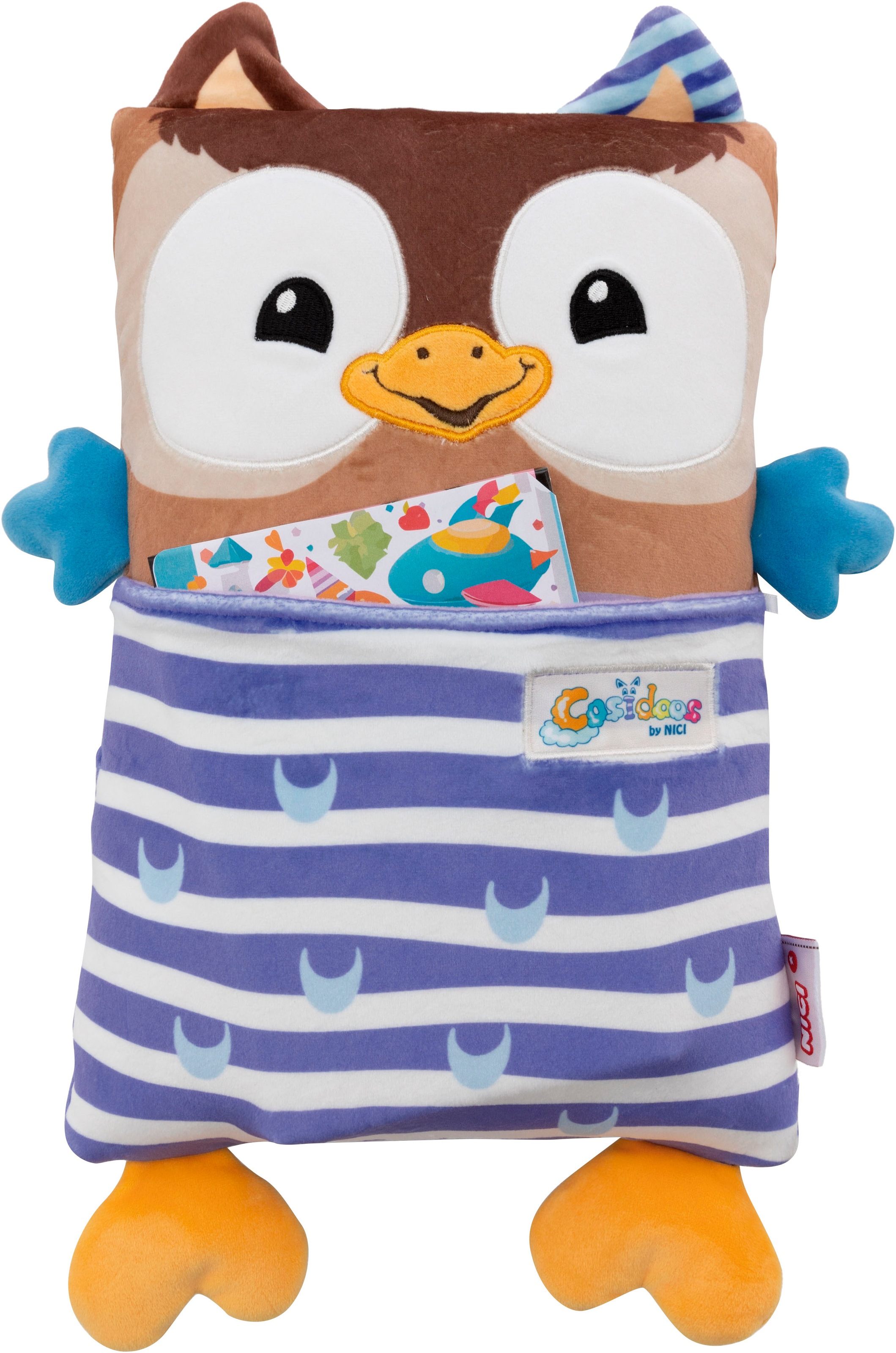 Nici Kuscheltier »Cosidoos, Eule mit Wendefunktion 30x20 cm«