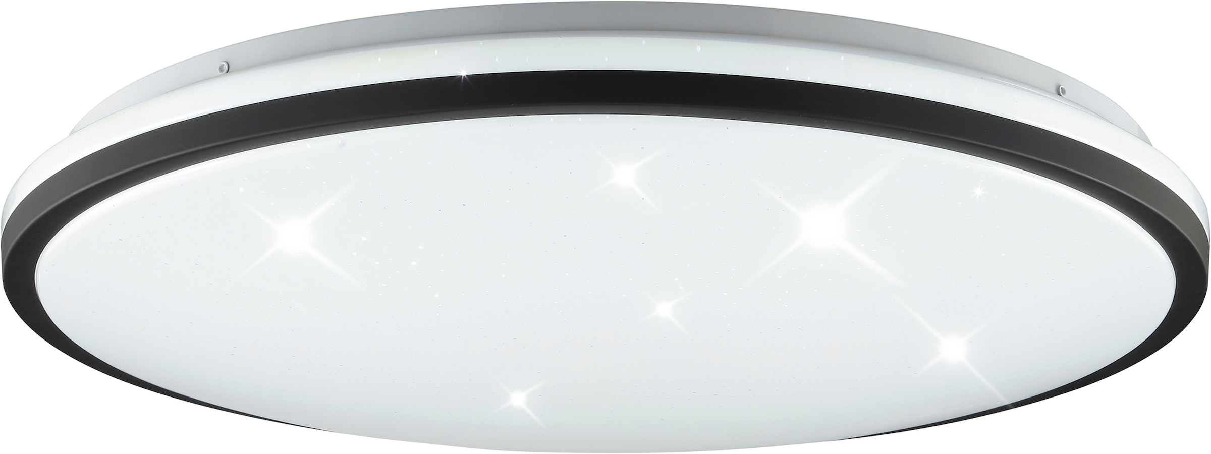 Brilliant LED Deckenleuchte »Taya« LED-Modul 1 Stk. warmweiß - kaltweiß Ø 50 cm, 5400 lm, 2700-6500 K, Sternenglanz, dimmbar, Memoryfunktion