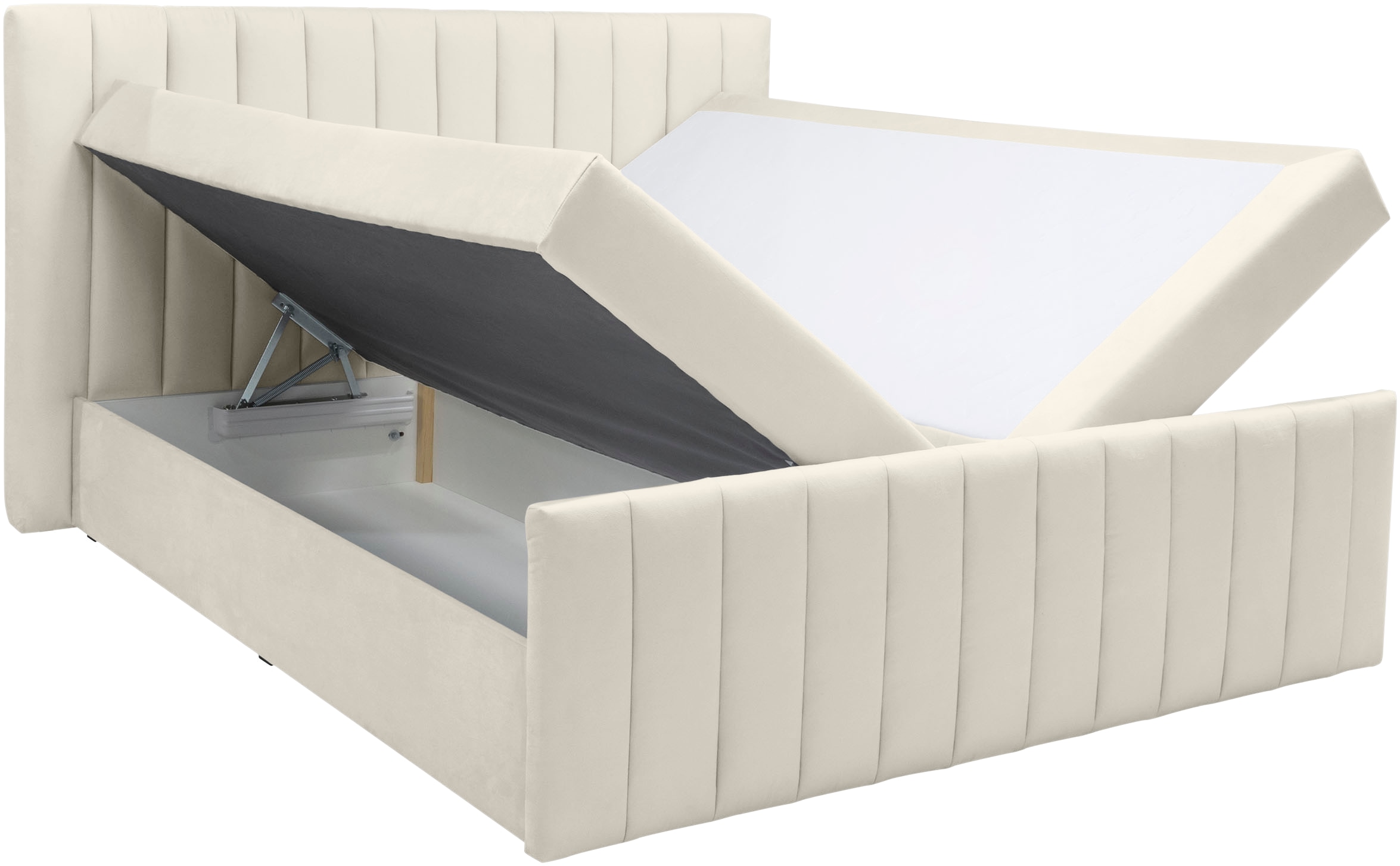 INOSIGN Boxbett »Effy inkl. Bettkasten und Topper, erhältlich in der Breite 180x200cm«, verschiedene Härtegrade wählbar