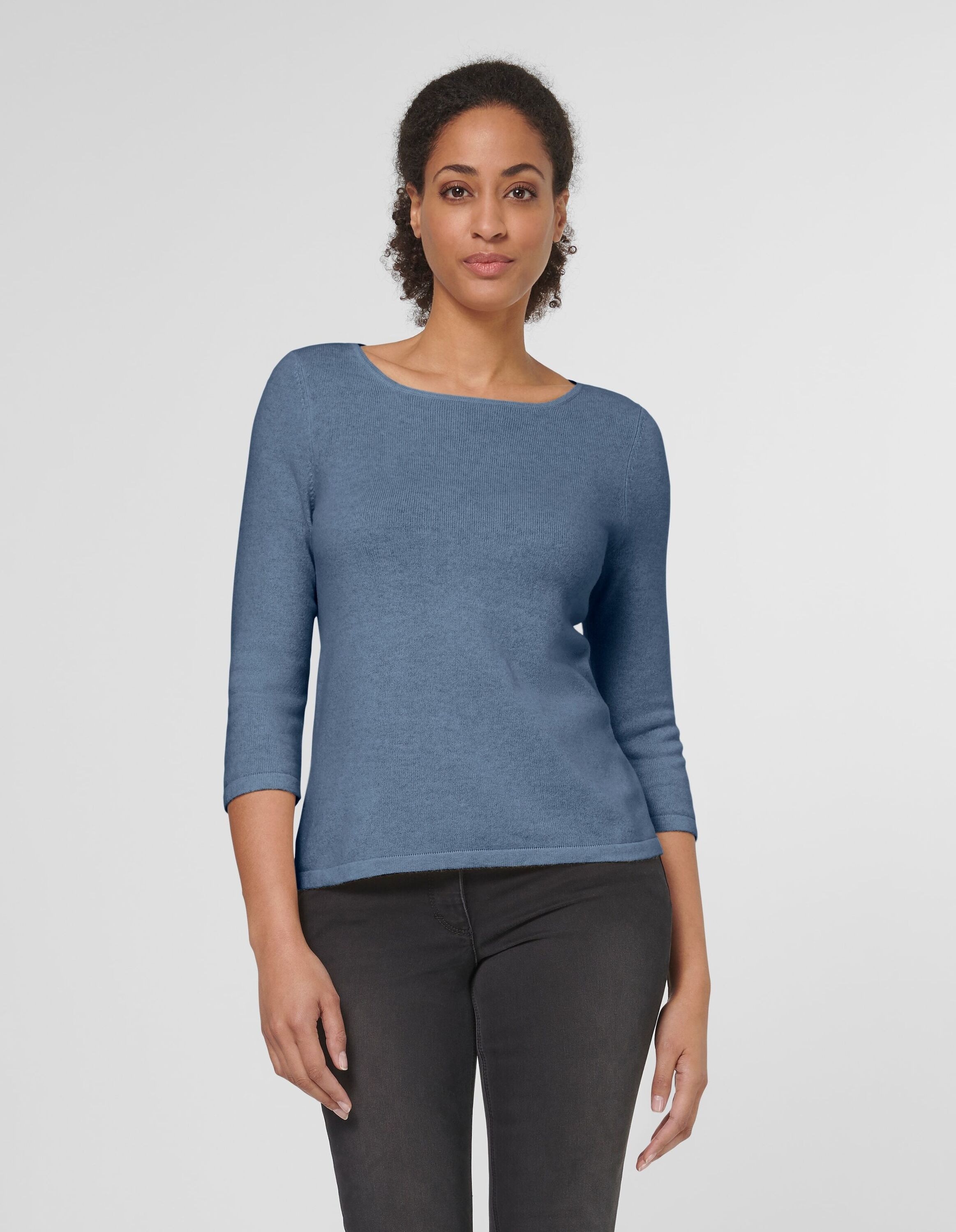 MADELEINE Longpullover »Pullover Kaschmirpullover mit U-Boot-Ausschnitt«