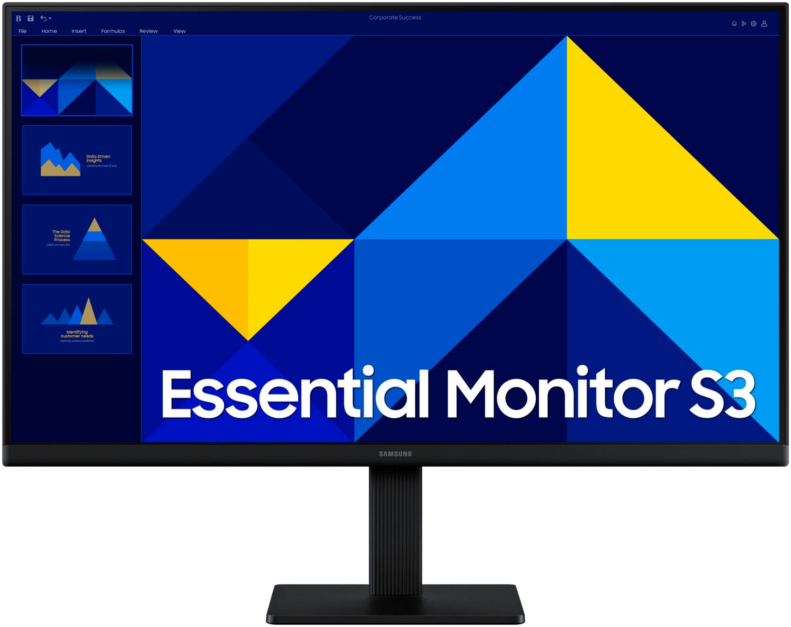 Samsung LED-Monitor »S30GD«, 60 cm/24 Zoll, 1920 x 1080 px, Full HD, 5 ms Reaktionszeit, 100 Hz