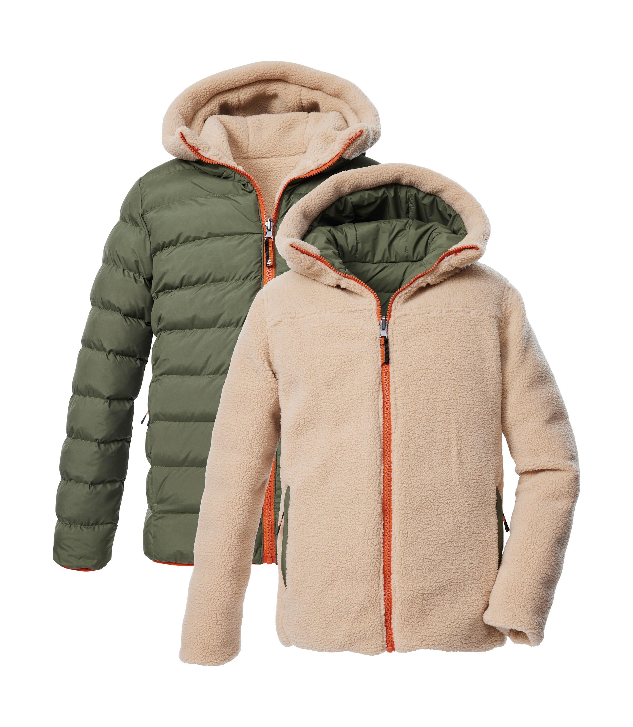 Killtec Wendejacke "KOW 231 BYS JCKT" Wendbare Kinderjacke, wasser- und windabweisend, reflektierend