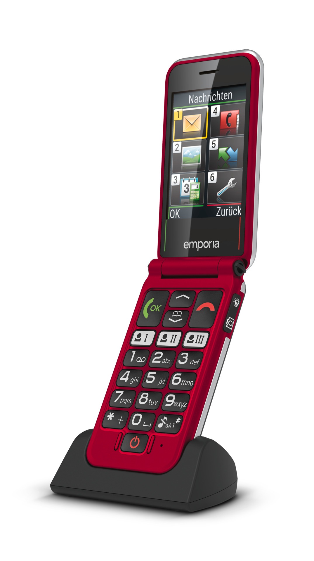 Emporia Smartphone »JOY V228-2G«, Rot