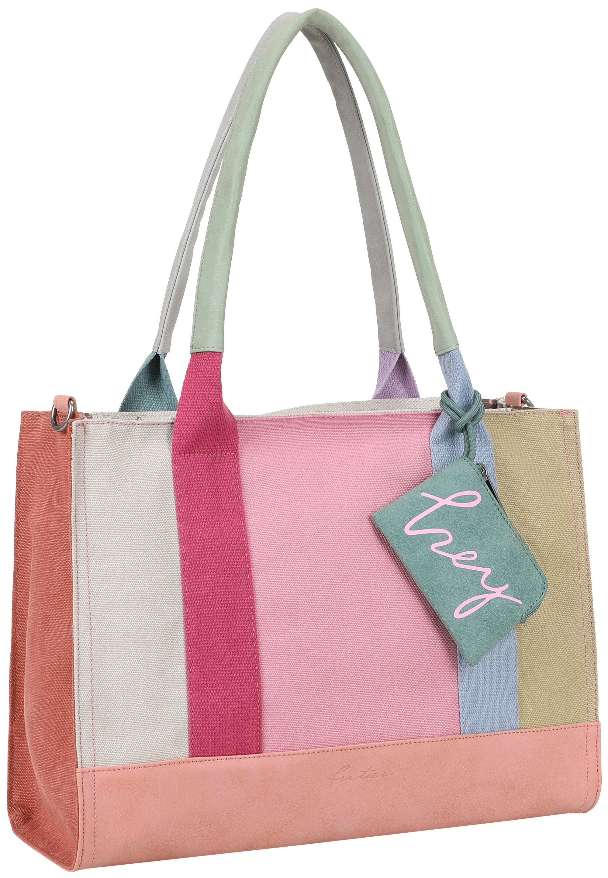 Fritzi aus Preußen Shopper »Tote Shopper Limited Multi« mit abnehmbarem Anhänger