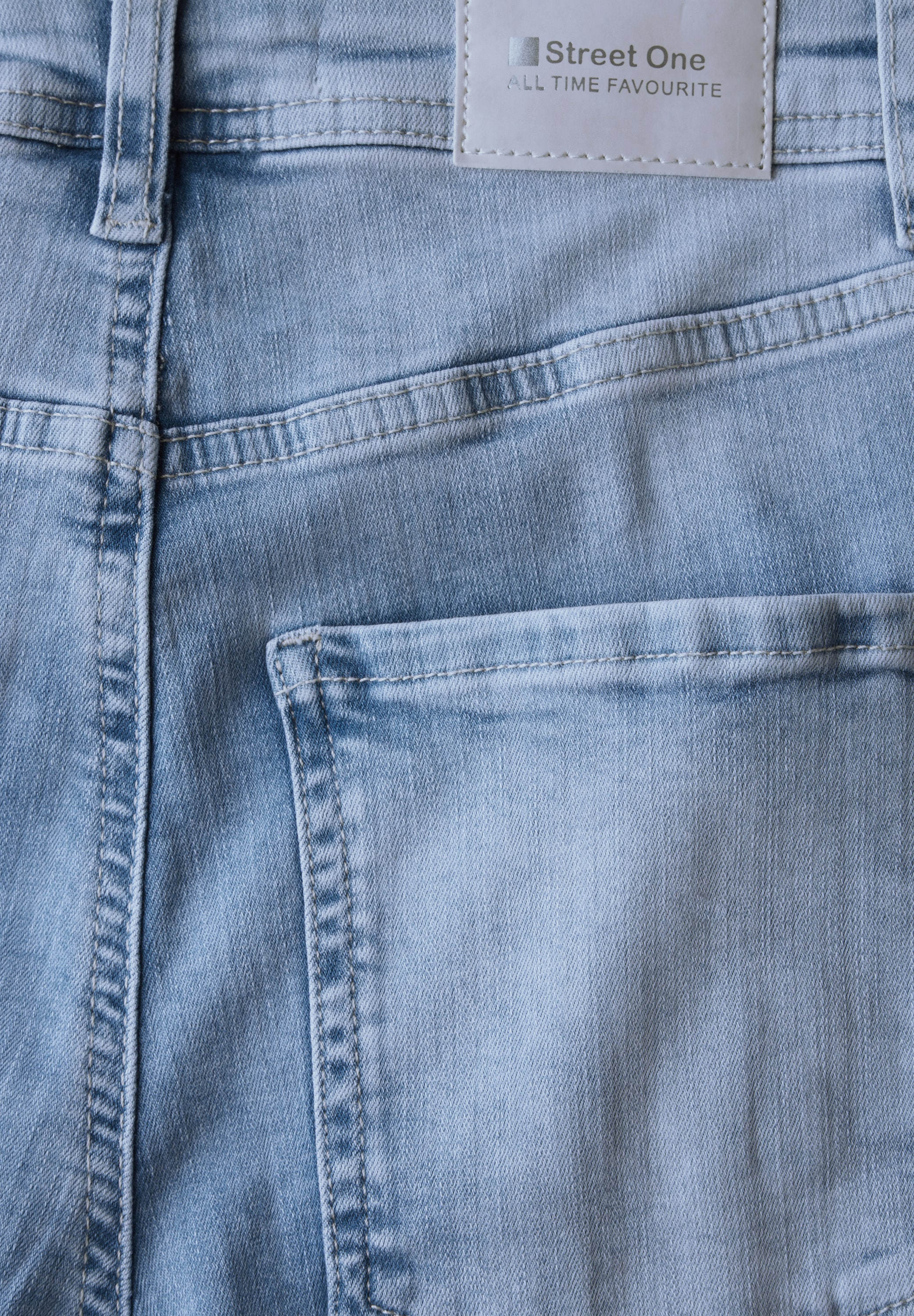 STREET ONE Comfort-fit-Jeans, High Waist