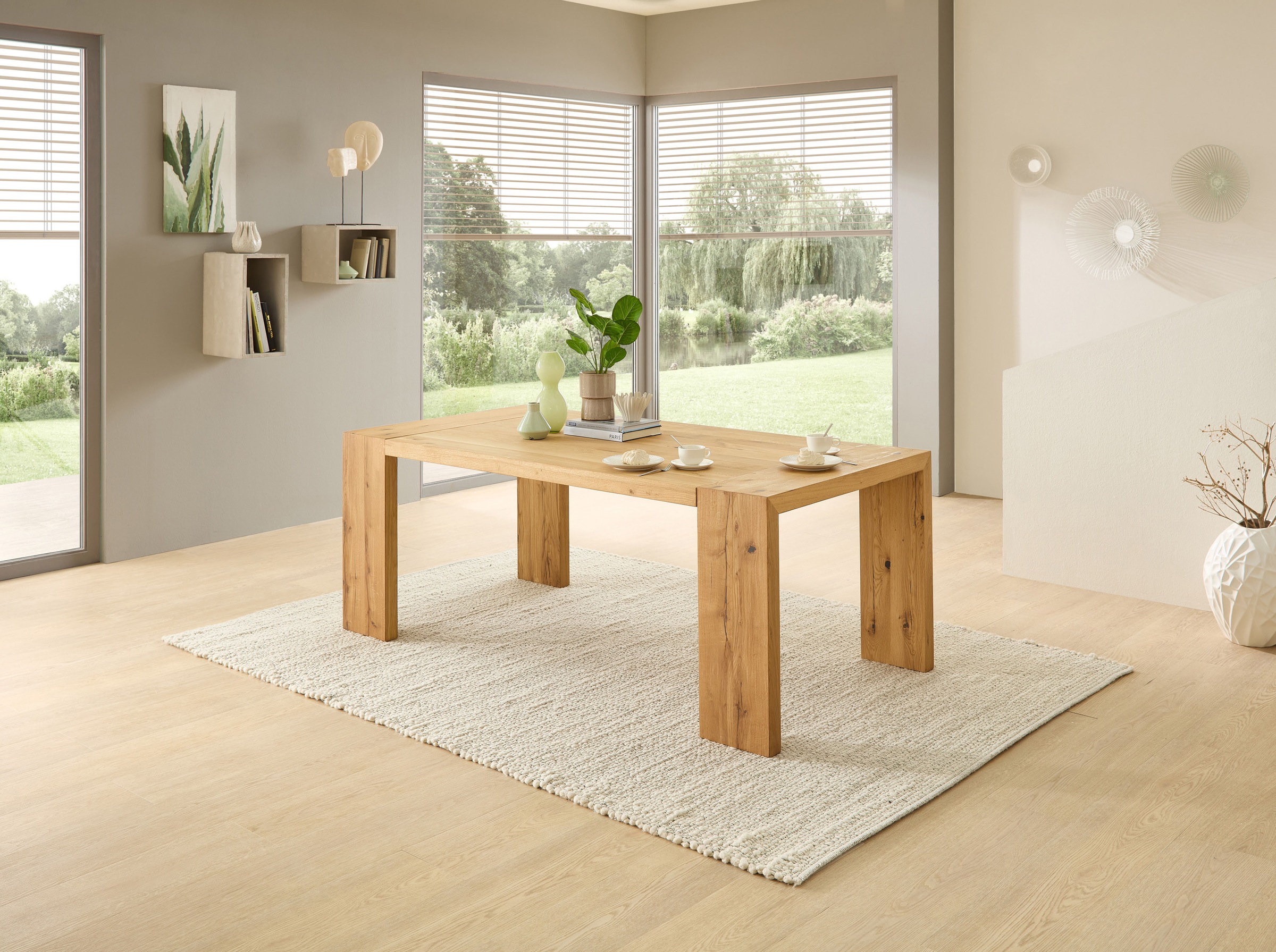 STOLKOM Anno Dining Table Oak Brown 200x100 2