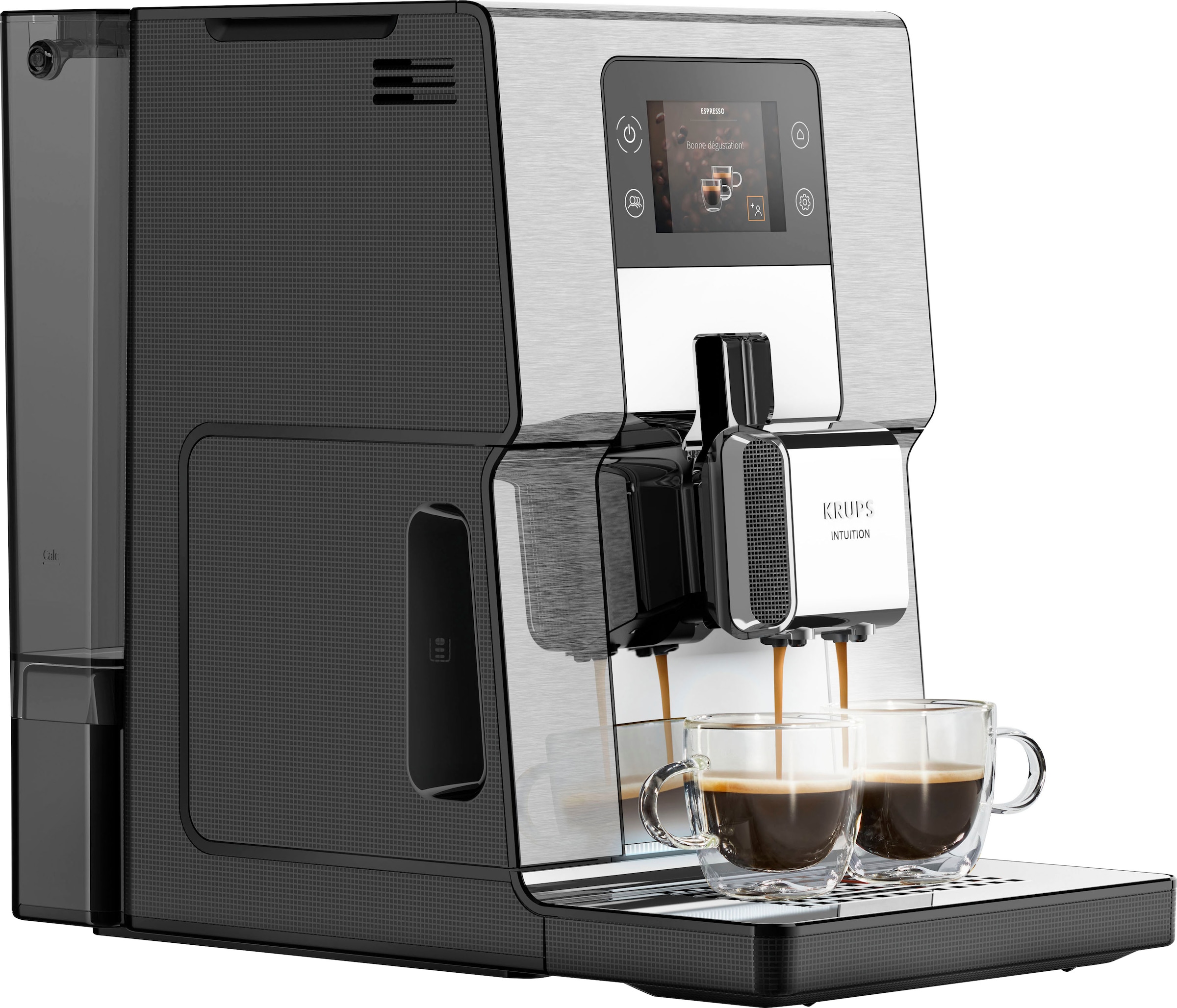 Krups Kaffeevollautomat | Experience+«, Farb-Touchscreen »EA877D Intuition 21 und auf Kaltgetränke-Spezialitäten, Raten Heiß- BAUR geräuscharm