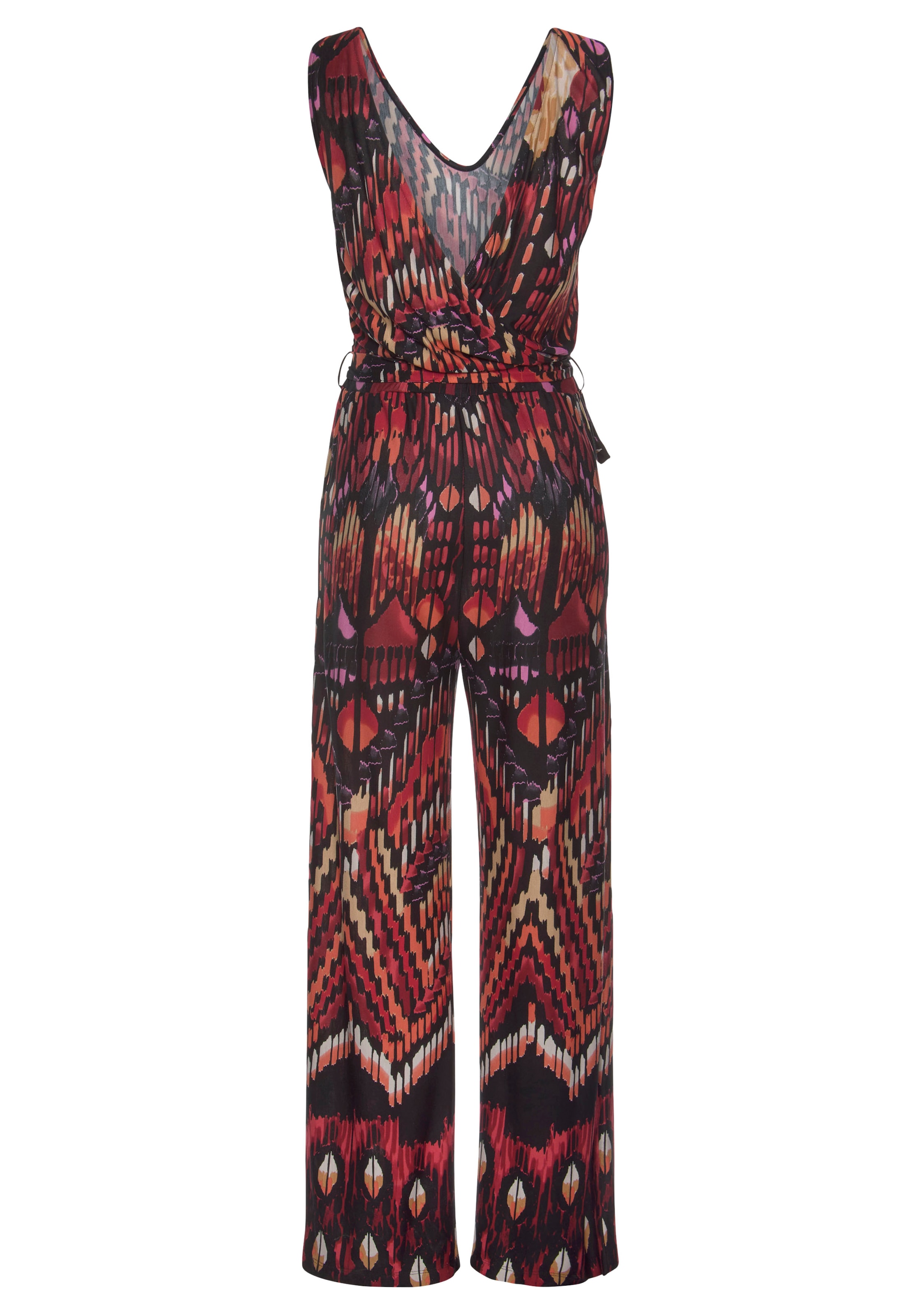 Buffalo Overall, mit Alloverprint und weitem Bein, sommerlicher Jumpsuit mi günstig online kaufen