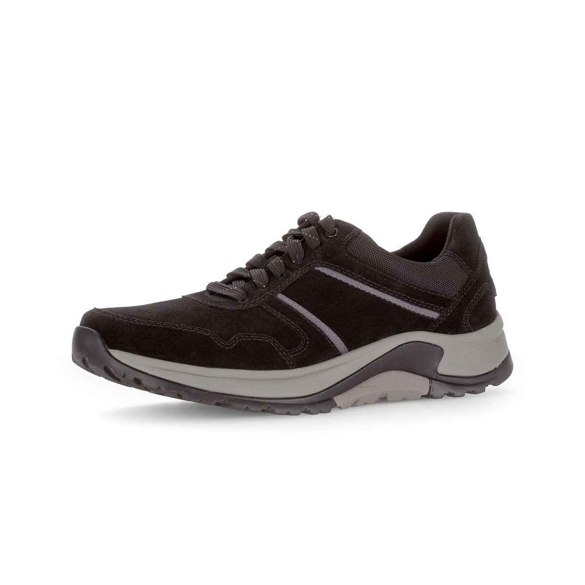 Gabor Sneaker "rollingsoft Sneaker low Materialmix Leder/Textil" günstig online kaufen