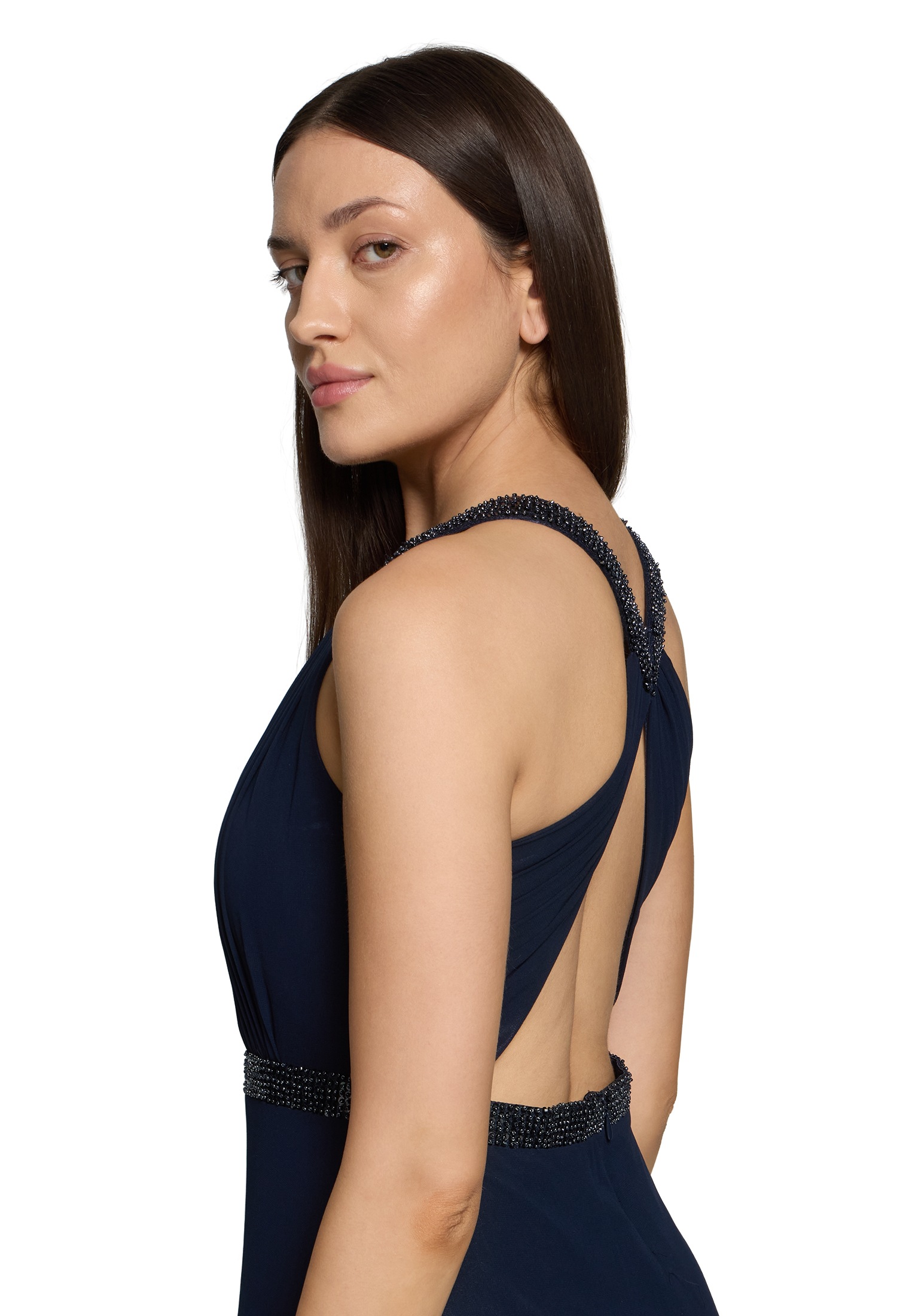 Vera Mont Abendkleid »Damen rückenfrei« Ohne Tasche Pailletten