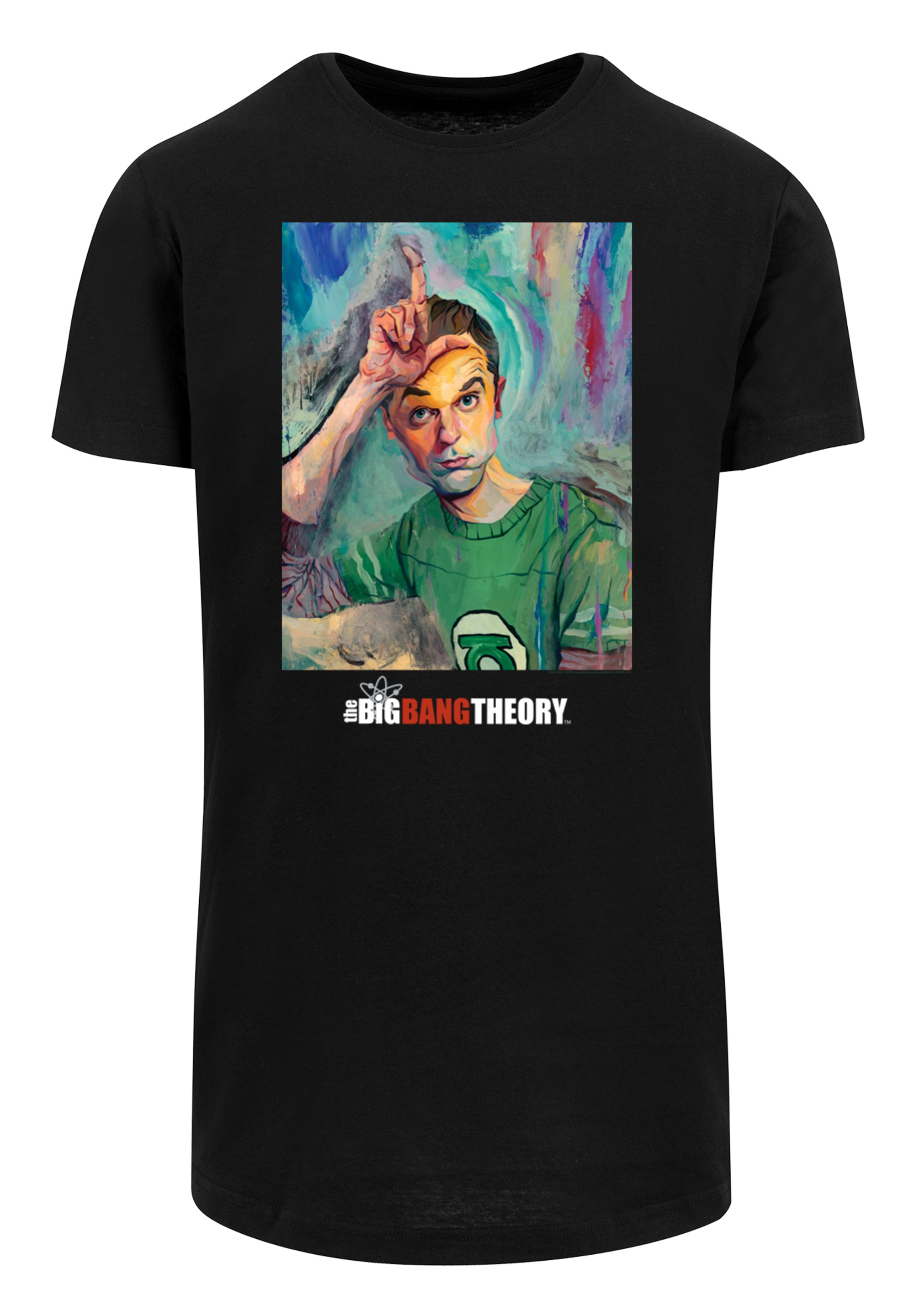 F4NT4STIC T-Shirt »Big Bang Theory Sheldon Loser Painting«, Print