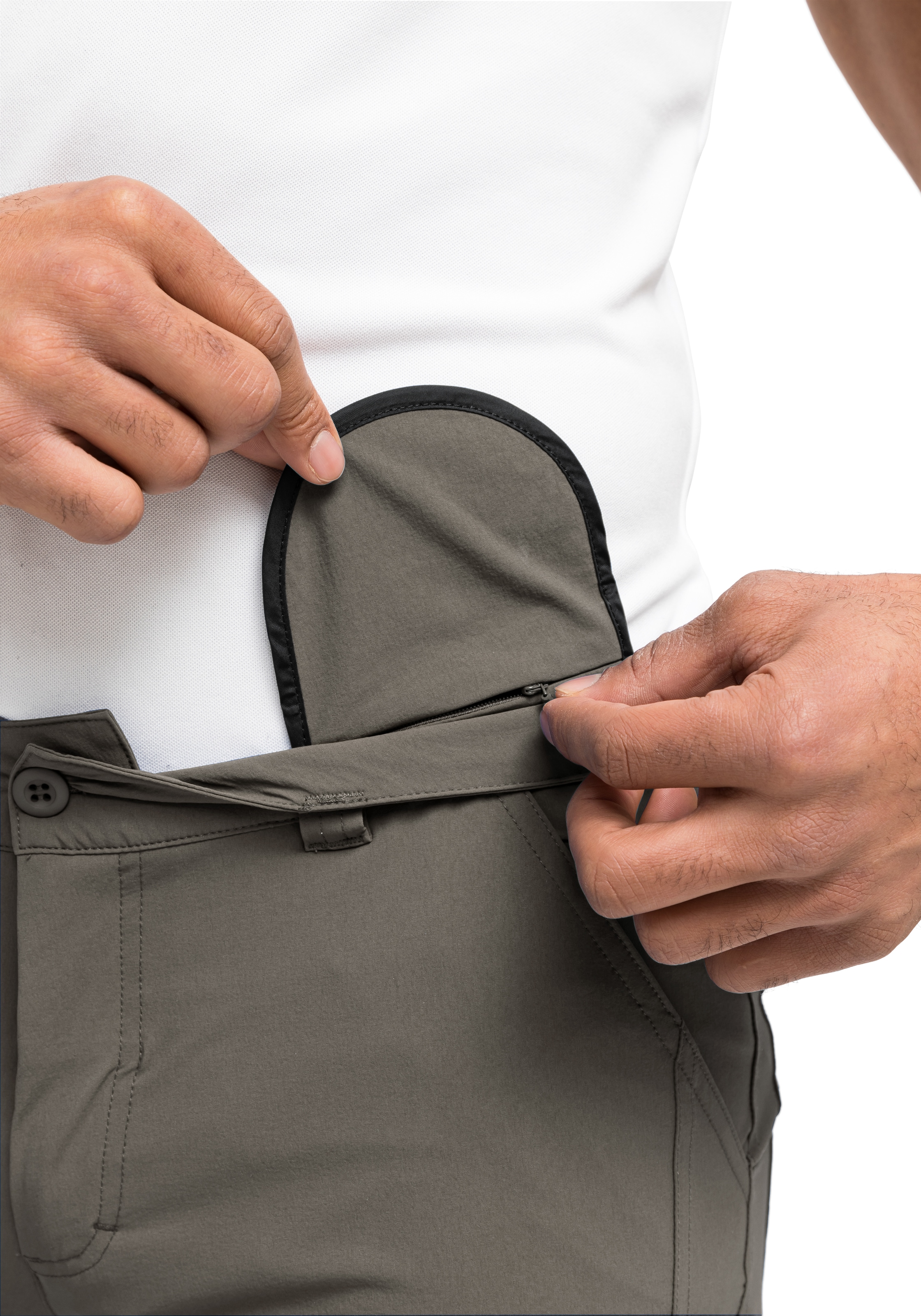 Maier Sports Funktionsshorts »Nil Short M«, Herren Shorts, kurze Wanderhose, Outdoorhose 4 Taschen, Regular Fit