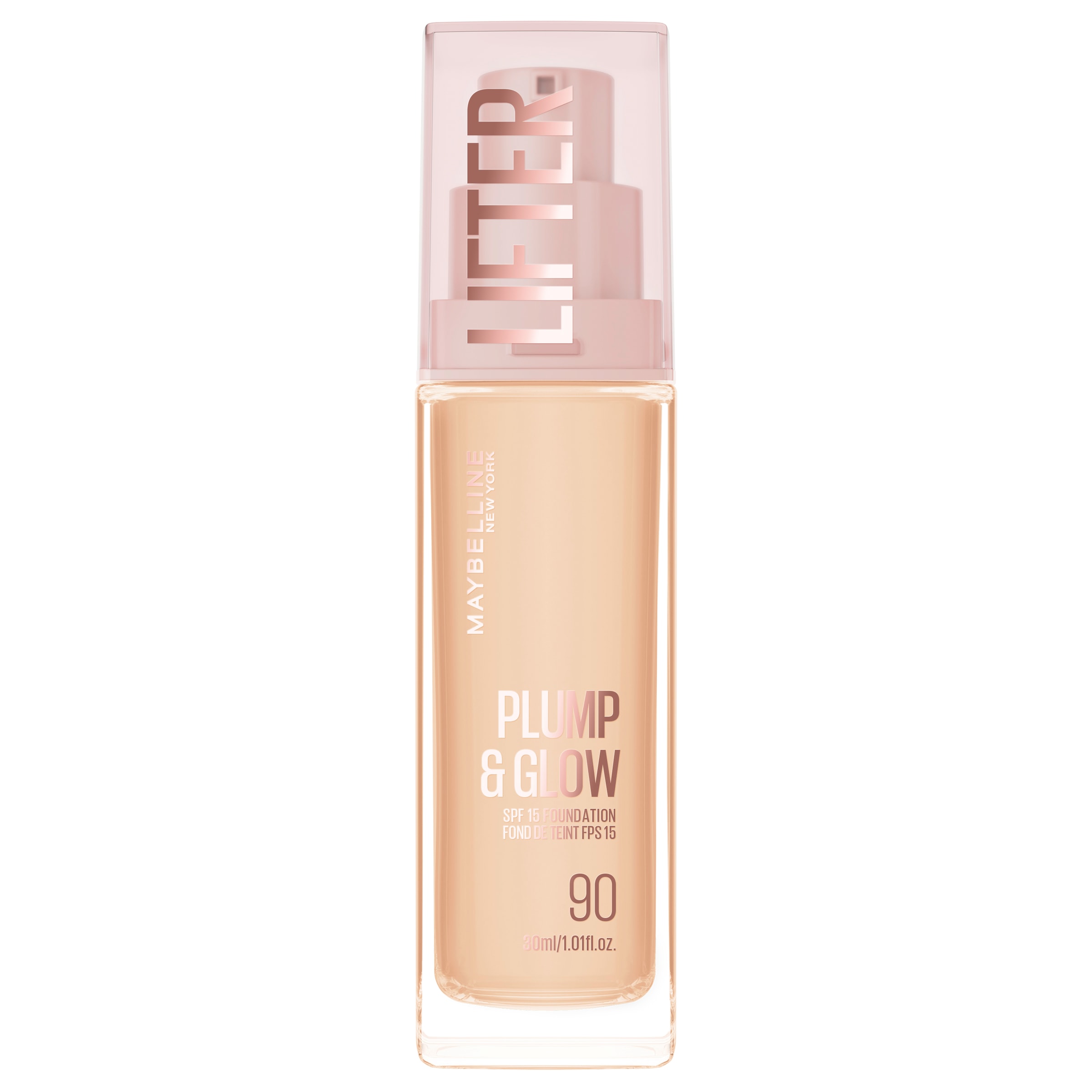 MAYBELLINE NEW YORK Foundation »LIFTER PLUMP AND GLOW FOUNDATION« verleiht sofort einen strahlenden Glow