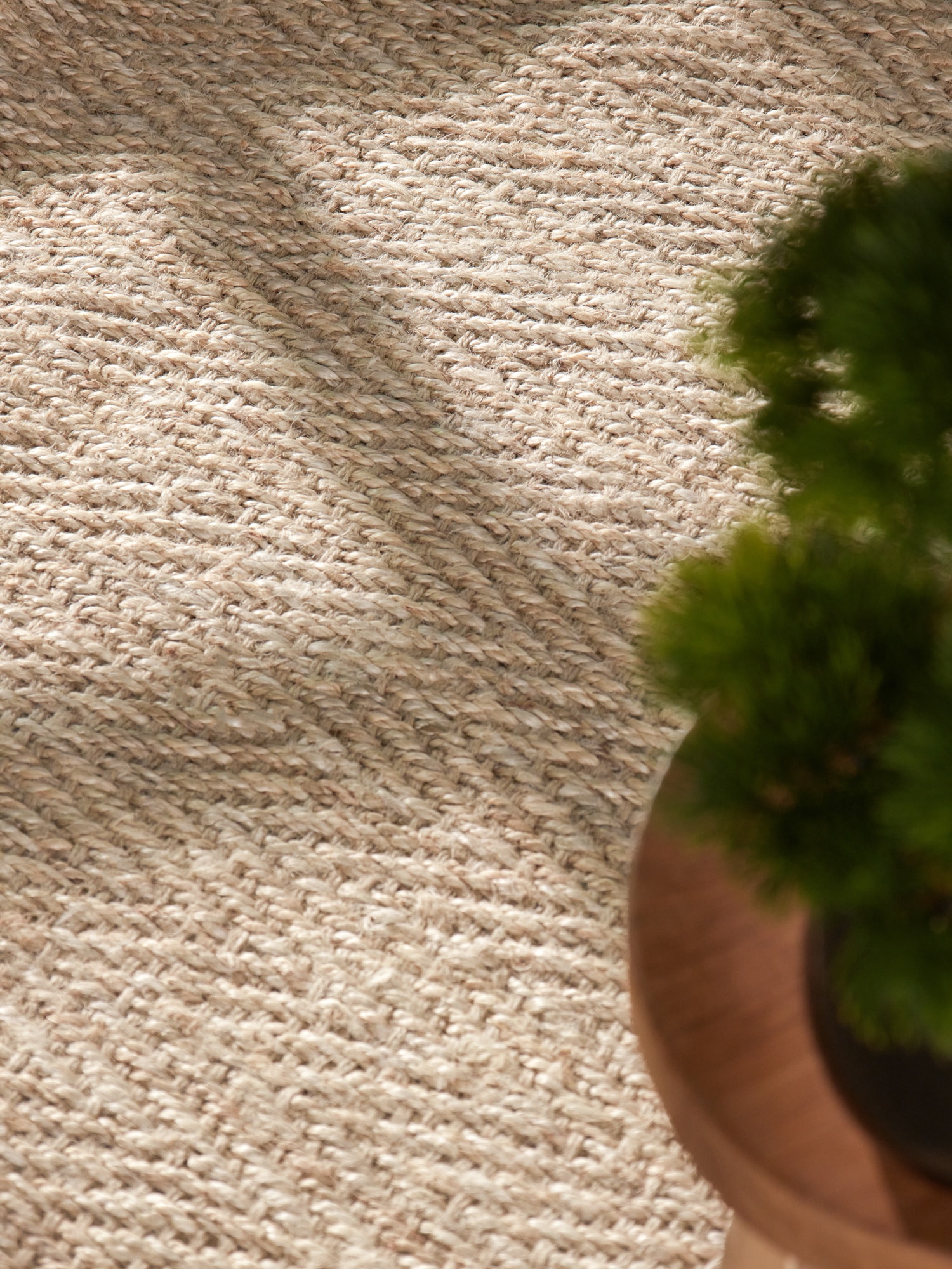 Villeroy & Boch Teppich »Mirabelle« rechteckig 10 mm Höhe Jute, Natur, Wohnzimmer, Esszimmer, Schlafzimmer, Fischgrätendesign
