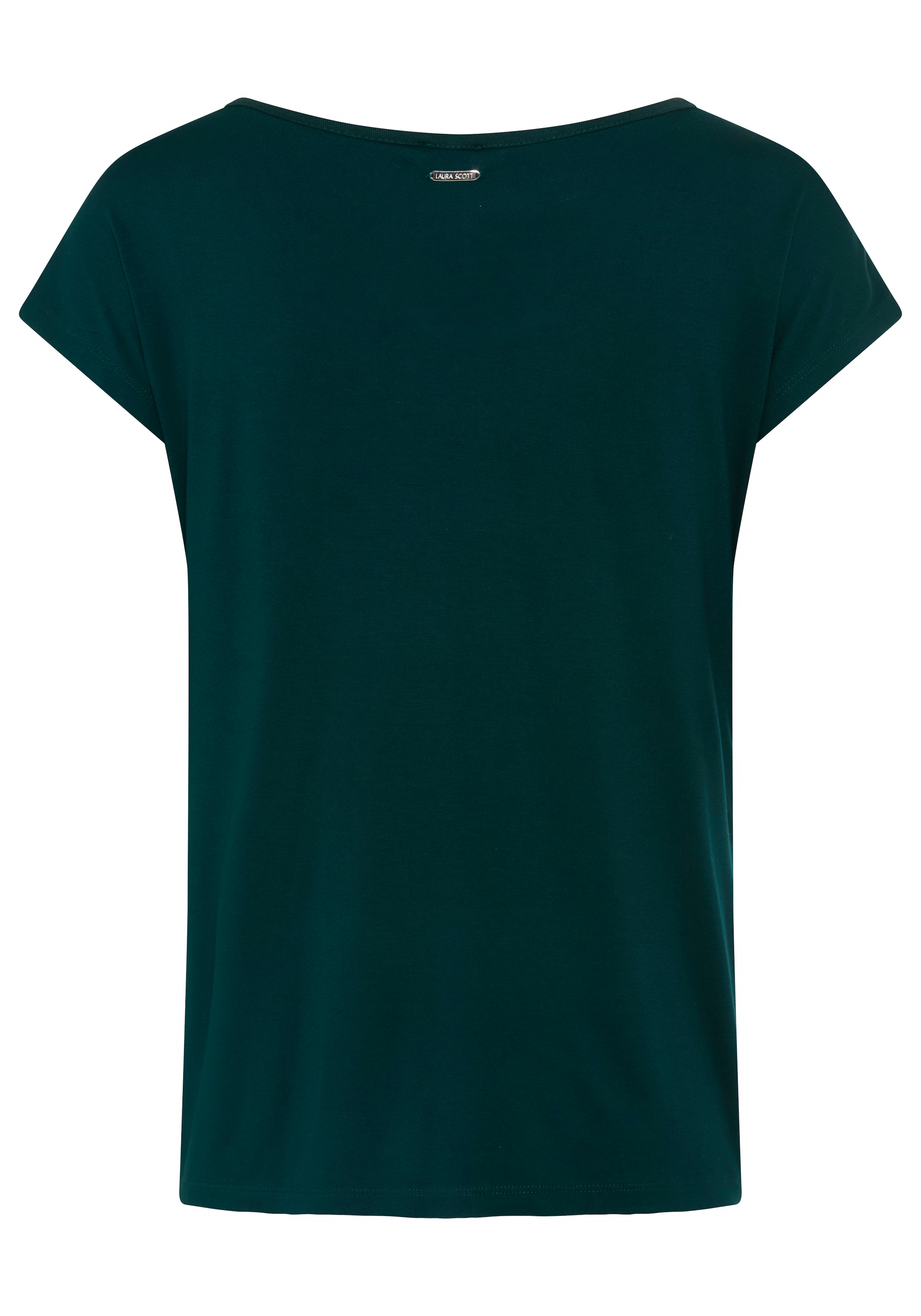 Laura Scott Shirtbluse »mit Satin-Vorderteil und hochflexiblen Jersey-Rücken« lockere Passfrom, zeitlos & gut zu kombinieren