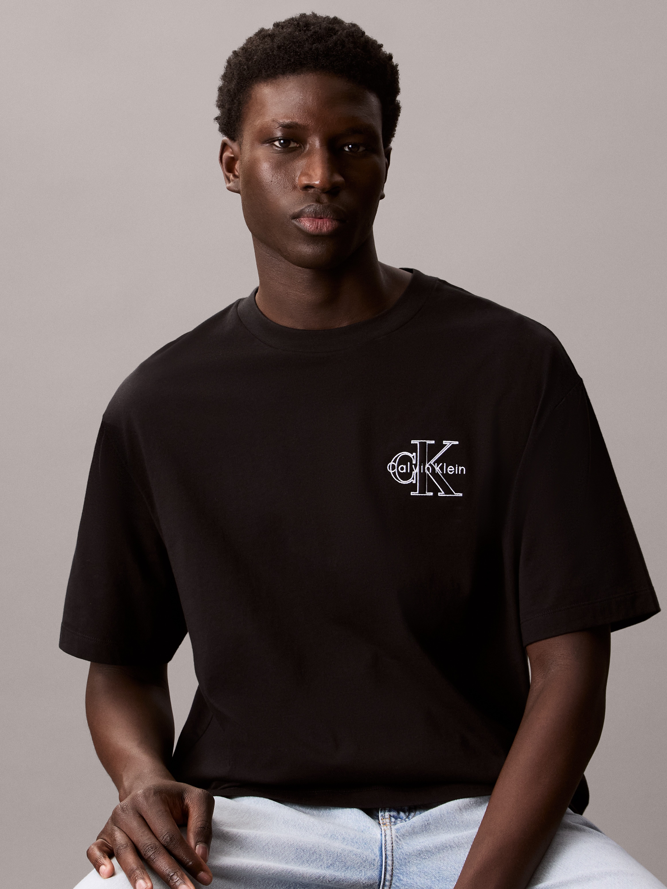 Calvin Klein Jeans T-Shirt "A- SS REL SEASONAL MONOLOGO TEE", Mit Rundhalsa günstig online kaufen
