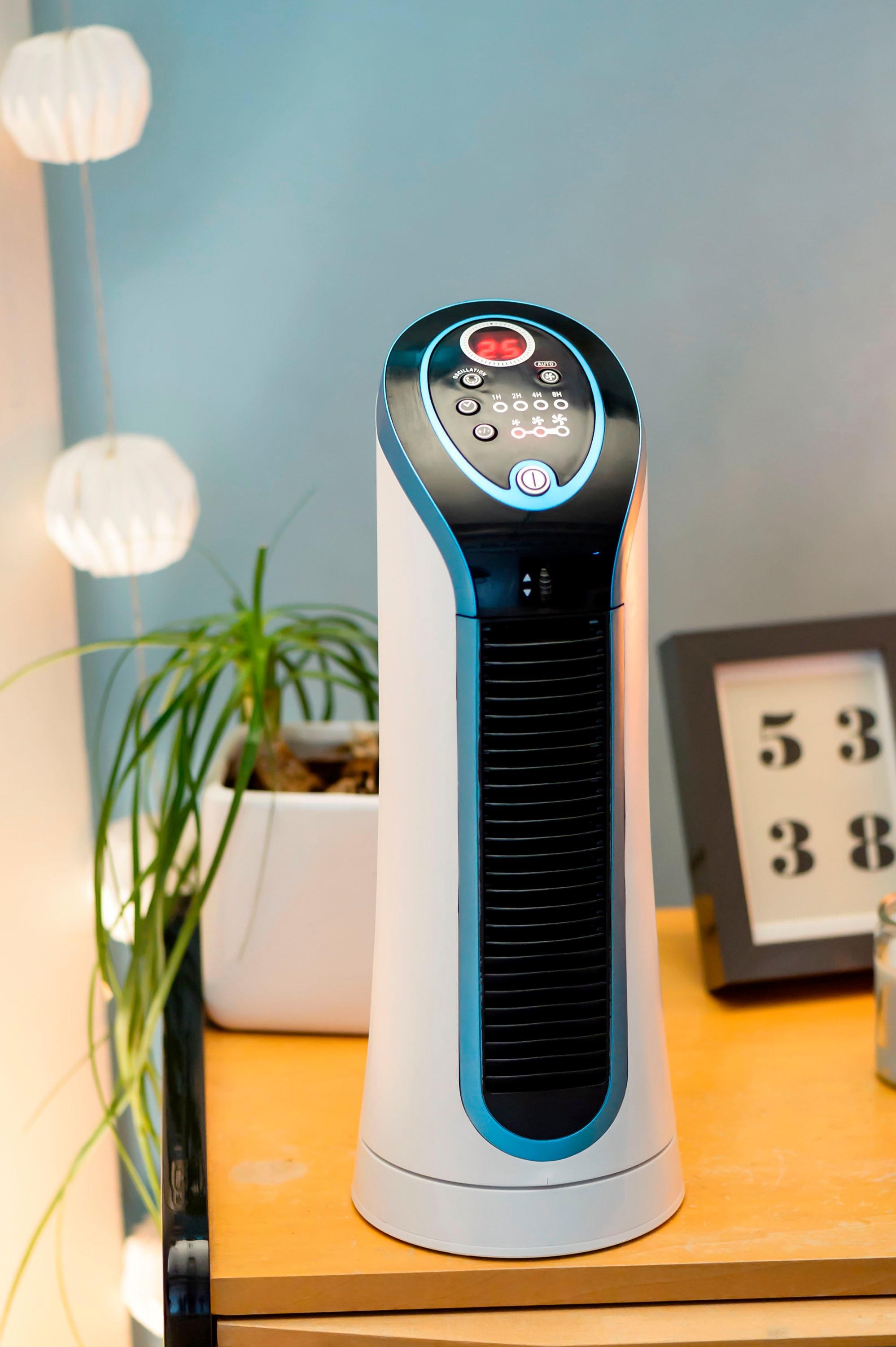 Rowenta Tischturmventilator »Eole Compact VU6210F0«, 3 Geschwindigkeiten, Timer, Eco-Funktion