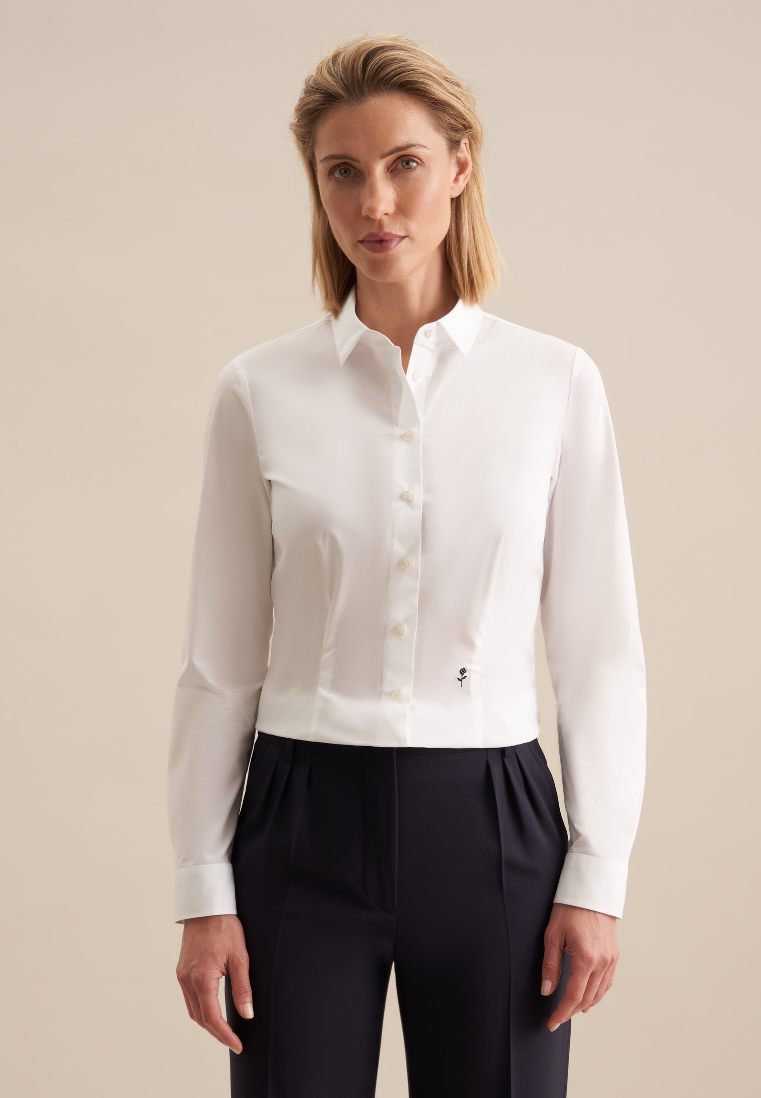 seidensticker Hemdbluse, Kragen Uni günstig online kaufen