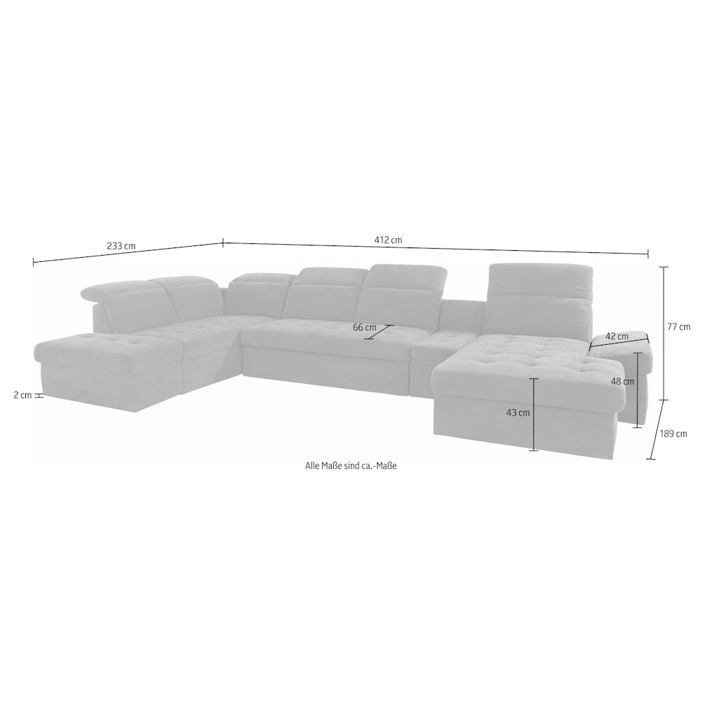 sit&more Wohnlandschaft »Stardust U-Form«