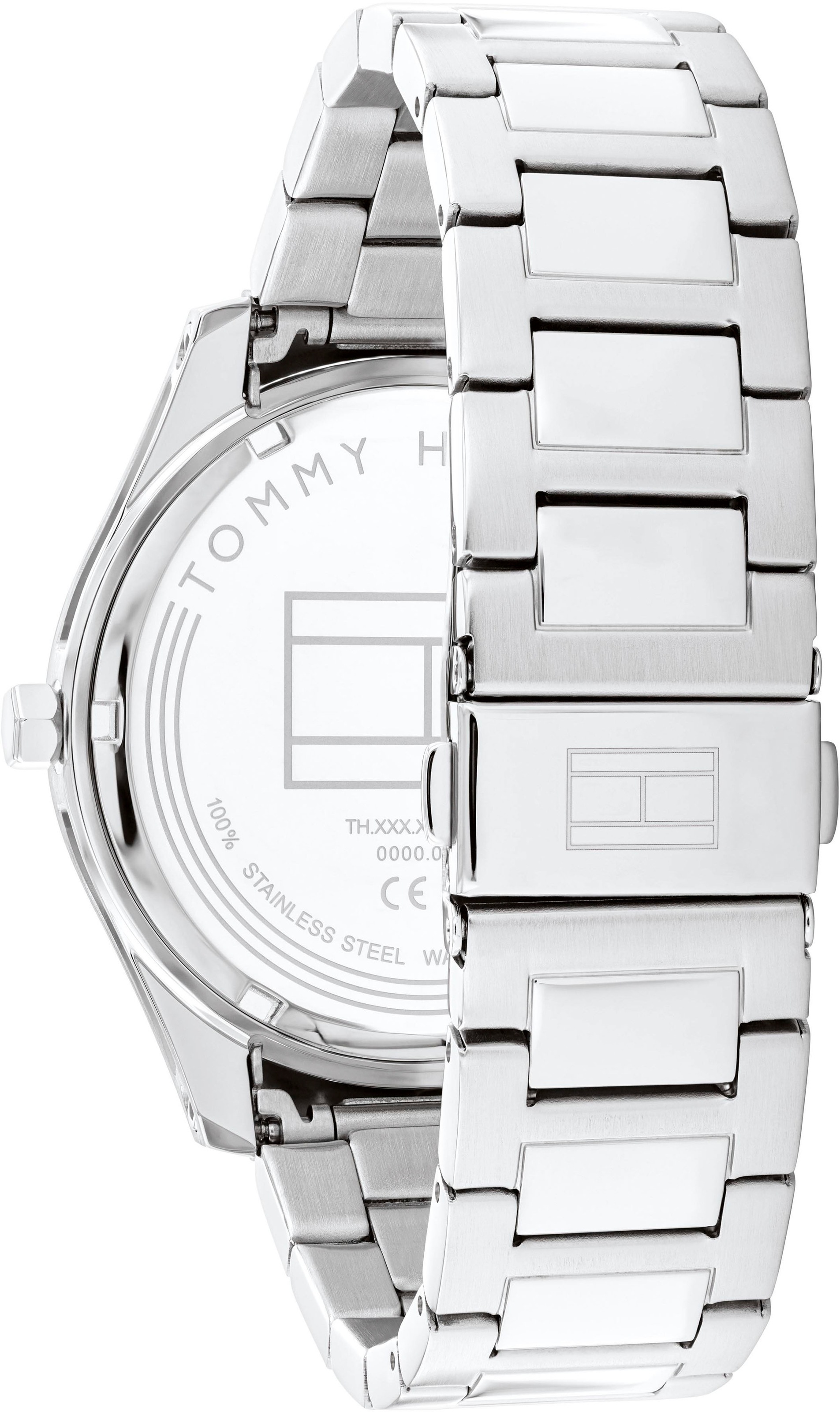 Tommy Hilfiger Multifunktionsuhr »CASUAL«, Quarzuhr, Armbanduhr, Herrenuhr, Datum, Edelstahlarmband