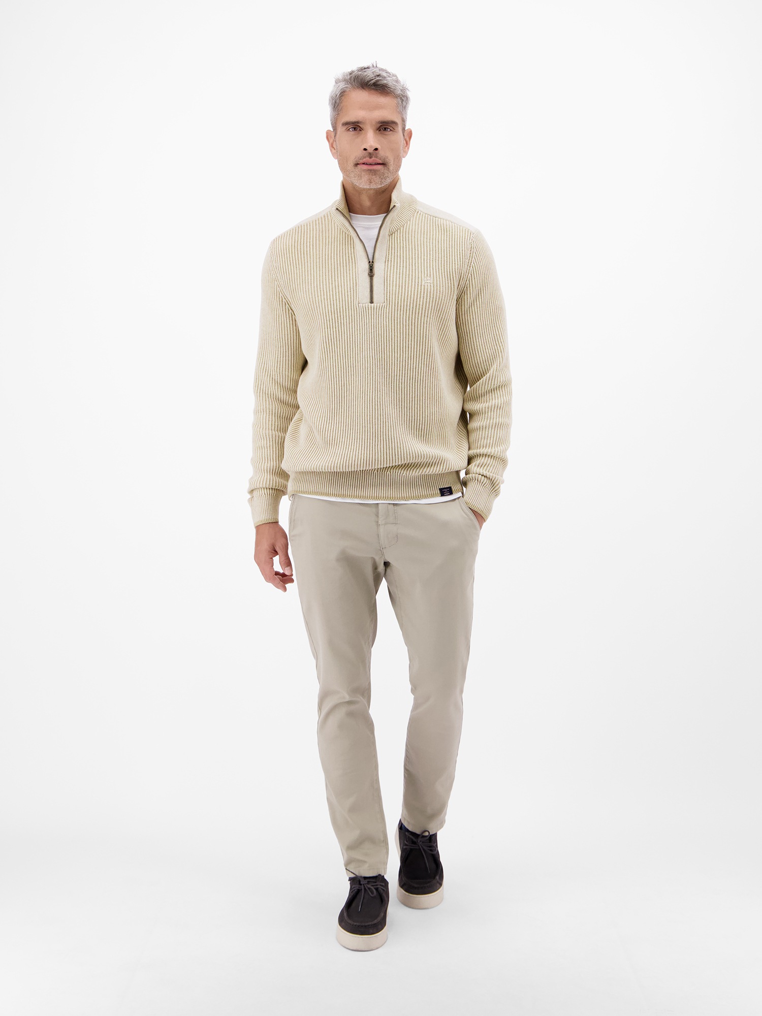 LERROS Strickpullover »LERROS Herren Troyer - casual, modisch und bequem«