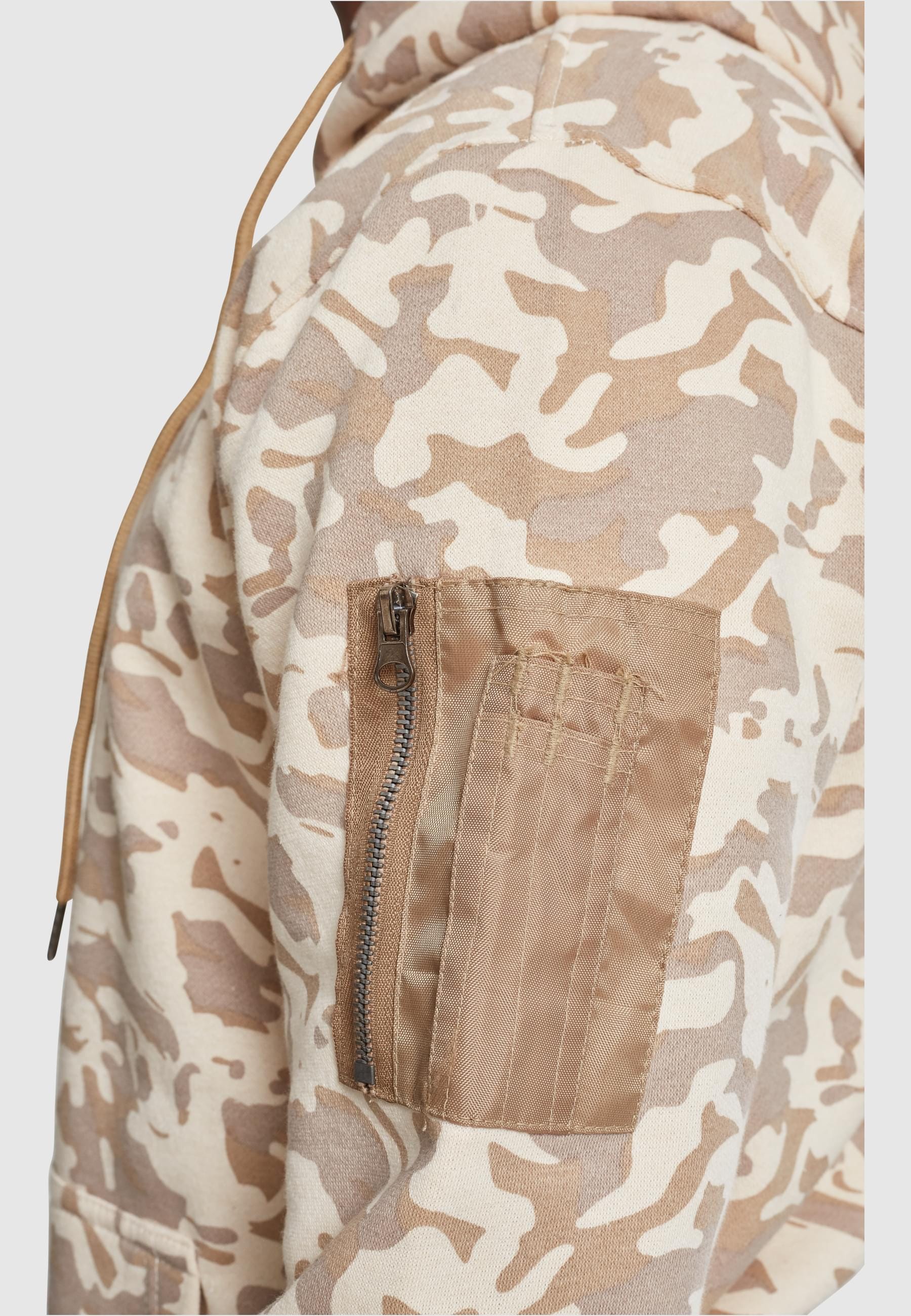 URBAN CLASSICS Sweatshirt »Urban Classics Herren Sweat Camo Bomber Hoody«, (1 tlg.)