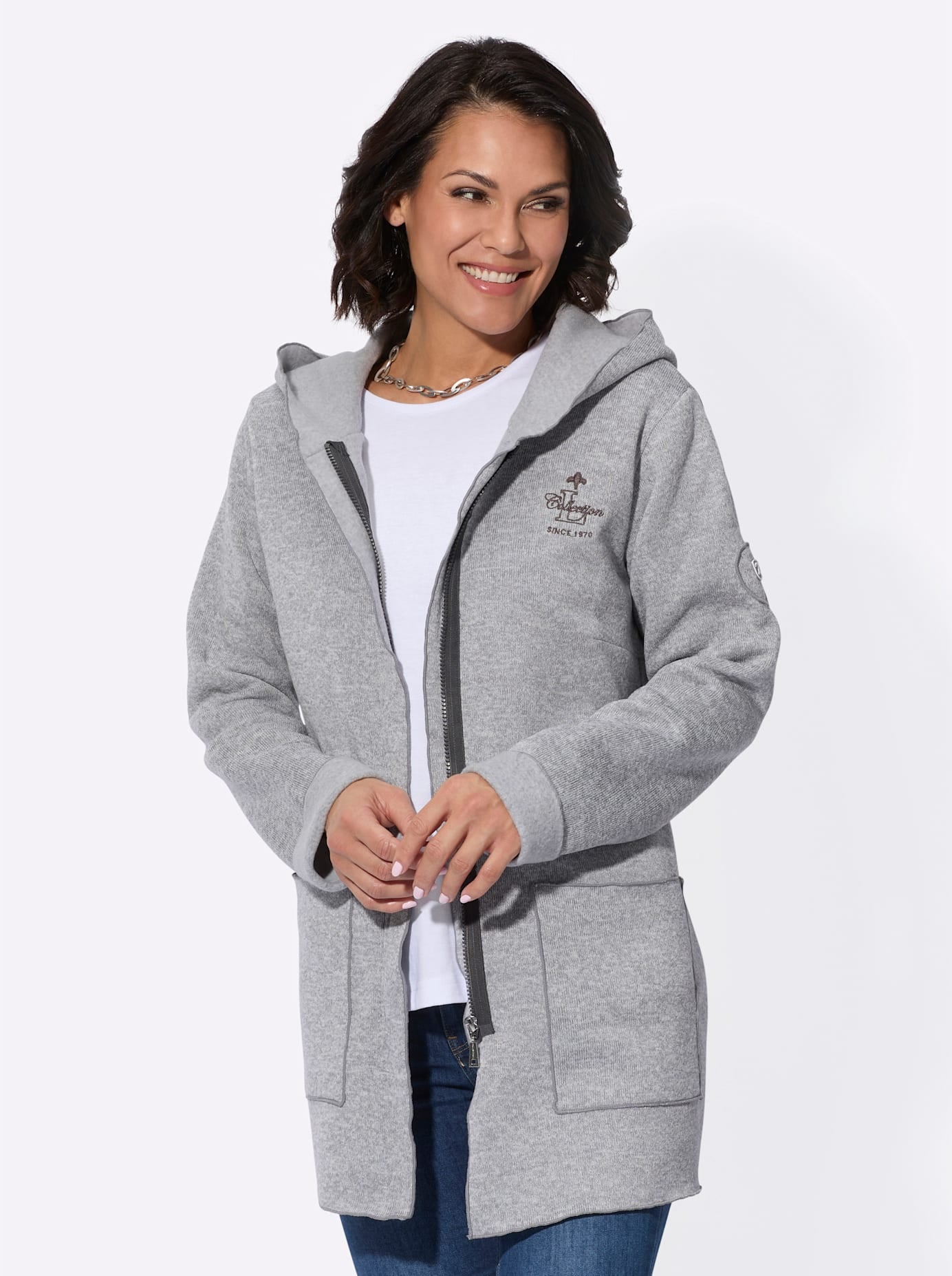 Casual Looks Strickfleecejacke