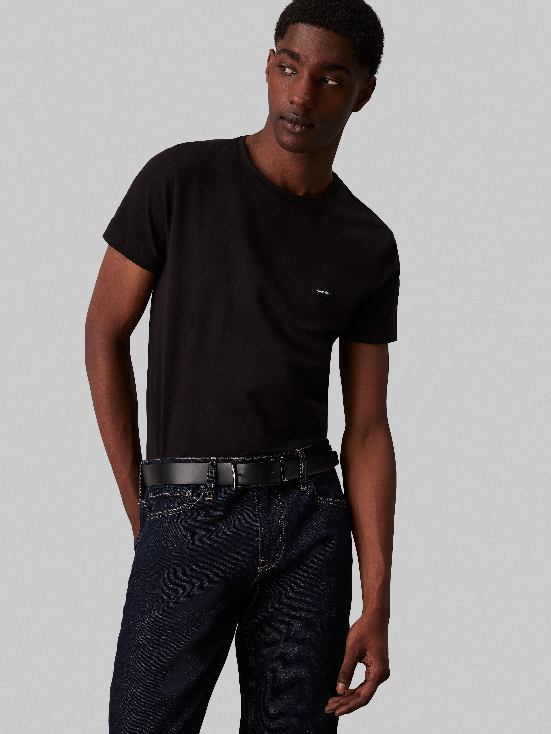 Calvin Klein T-Shirt "STRETCH SLIM FIT T-SHIRT", mit Rundhalsausschnitt günstig online kaufen