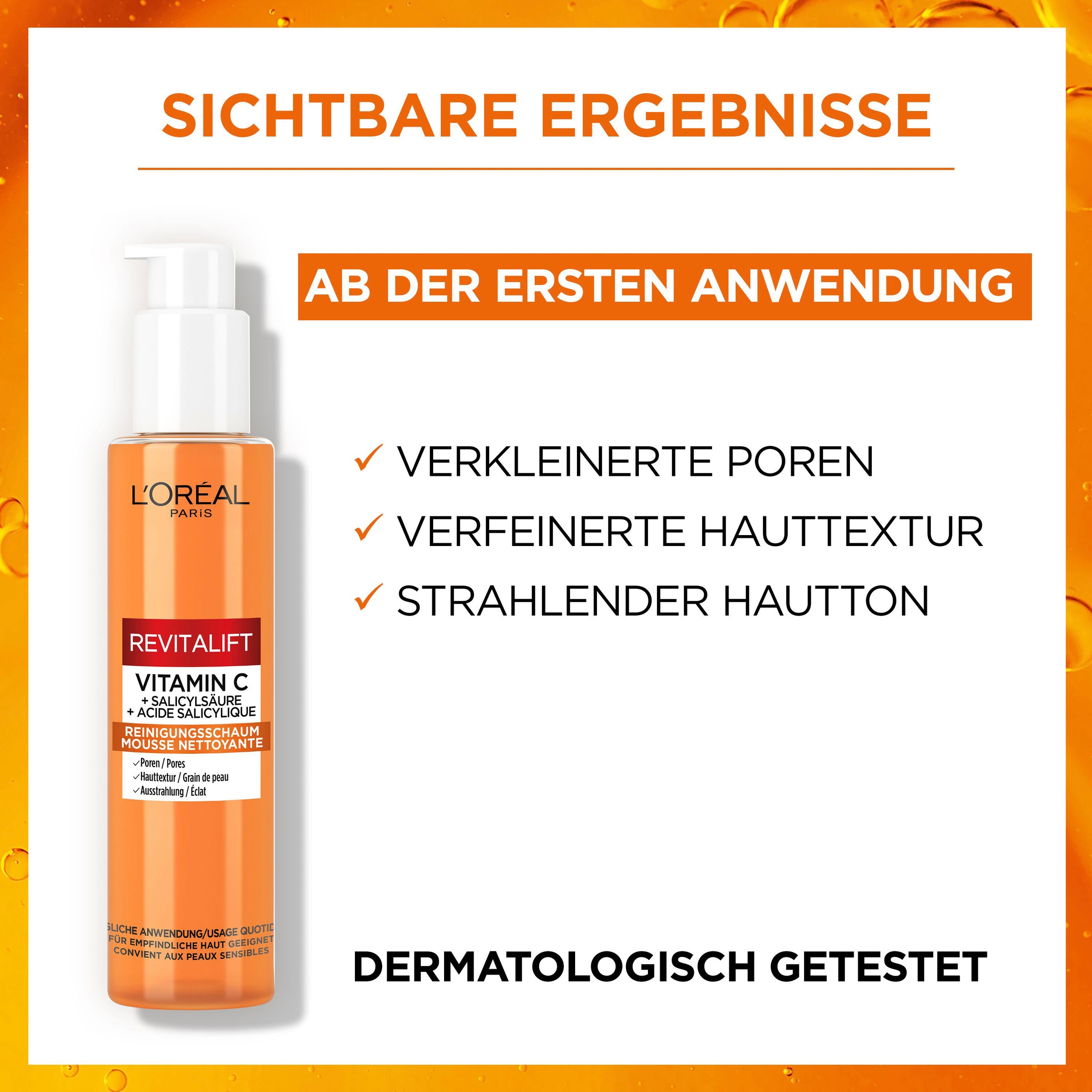 L'ORÉAL PARIS Gesichts-Reinigungsschaum »Revitalift Clinical«, mit hoher Wirkungskraft