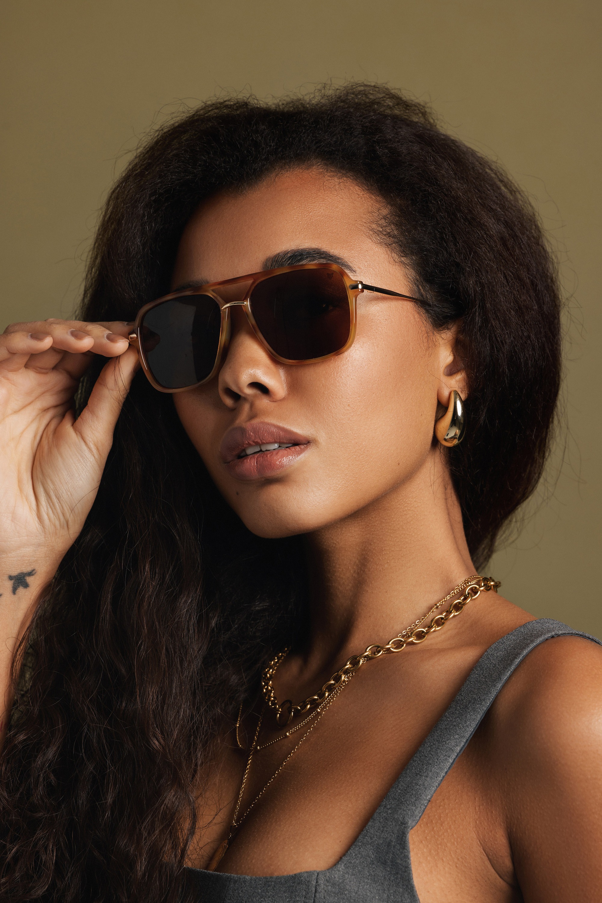 MARC LAUDER Sonnenbrille »MA08-03« 3: dark glass, strong solar luminosity