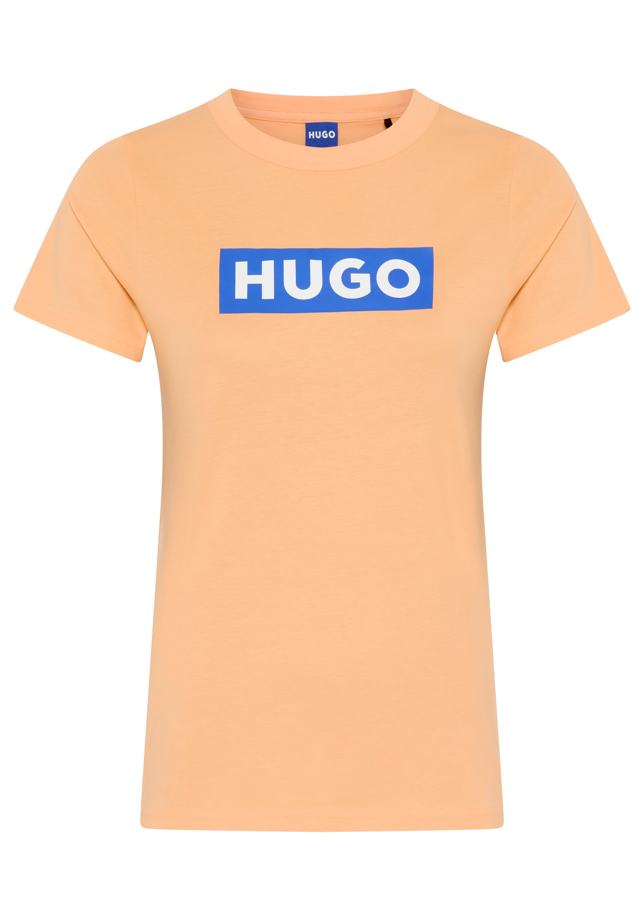 HUGO Blue T-Shirt "Classic Tee" mit Rundhals, Logodruck günstig online kaufen