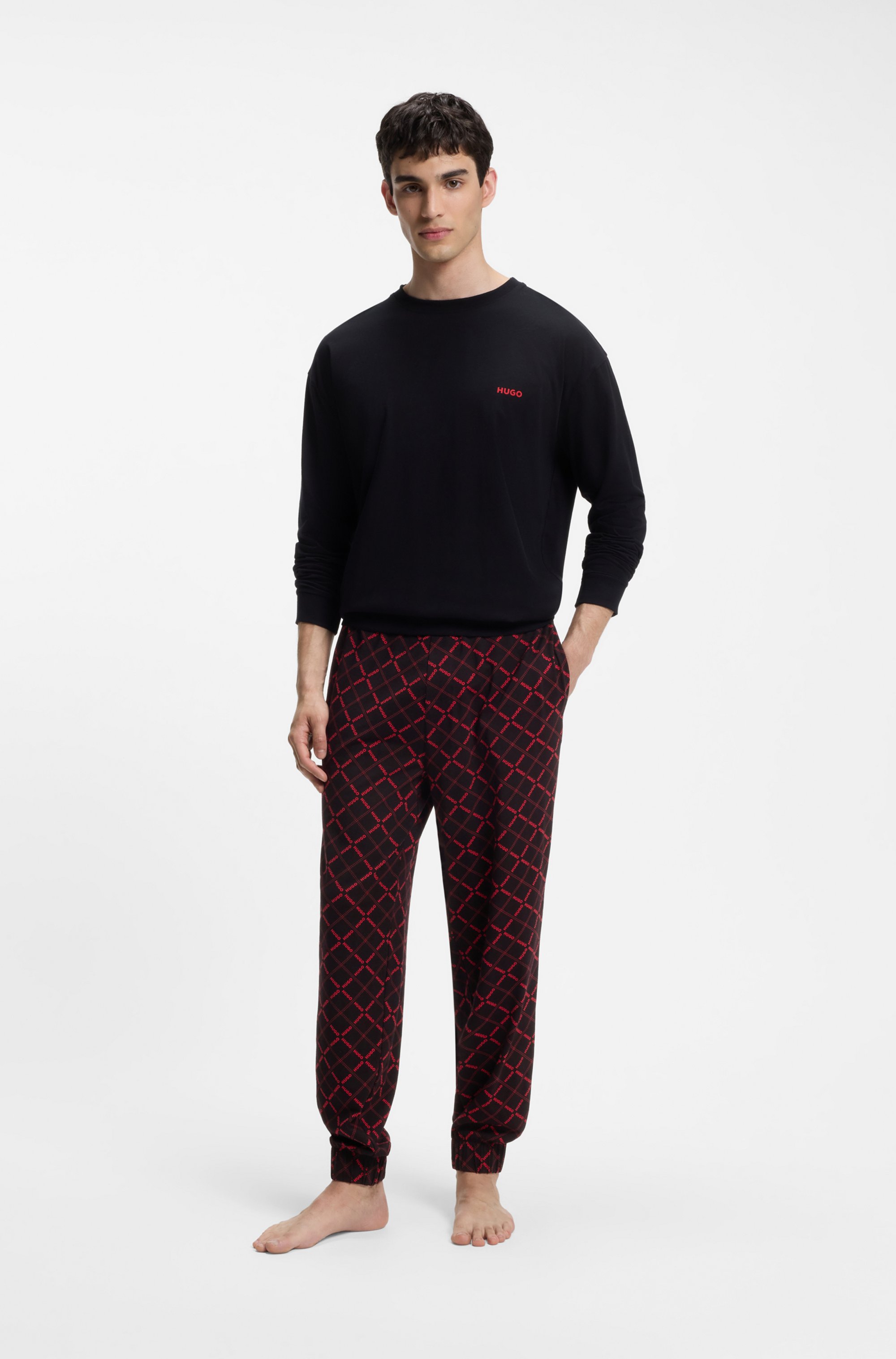 HUGO Underwear Pyjama "ELION LONG SET" 2