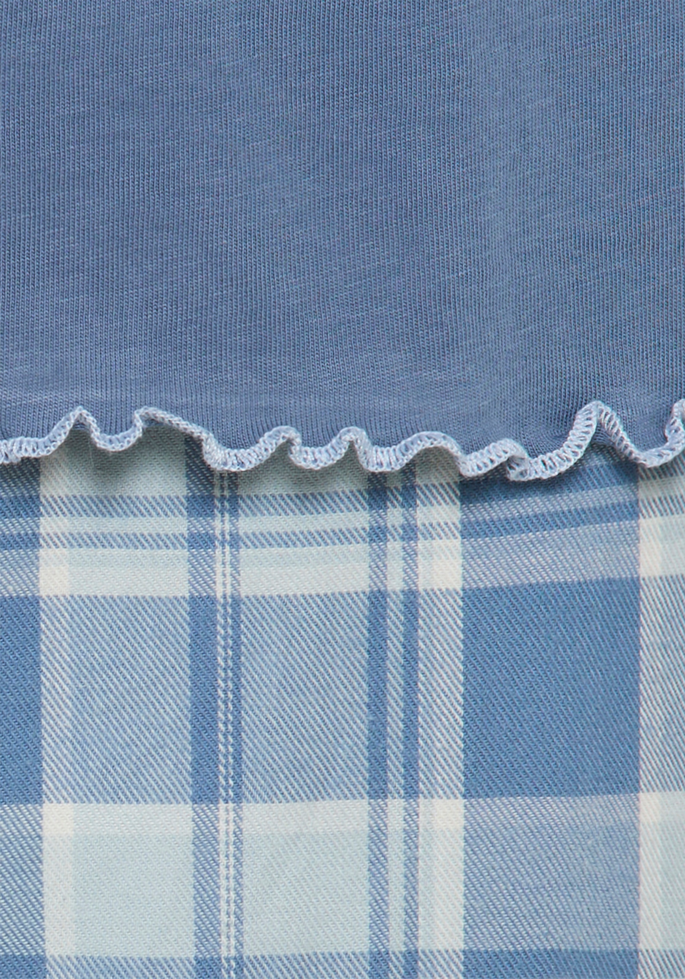 Vivance Dreams Pyjama mit weicher Flanell-Hose