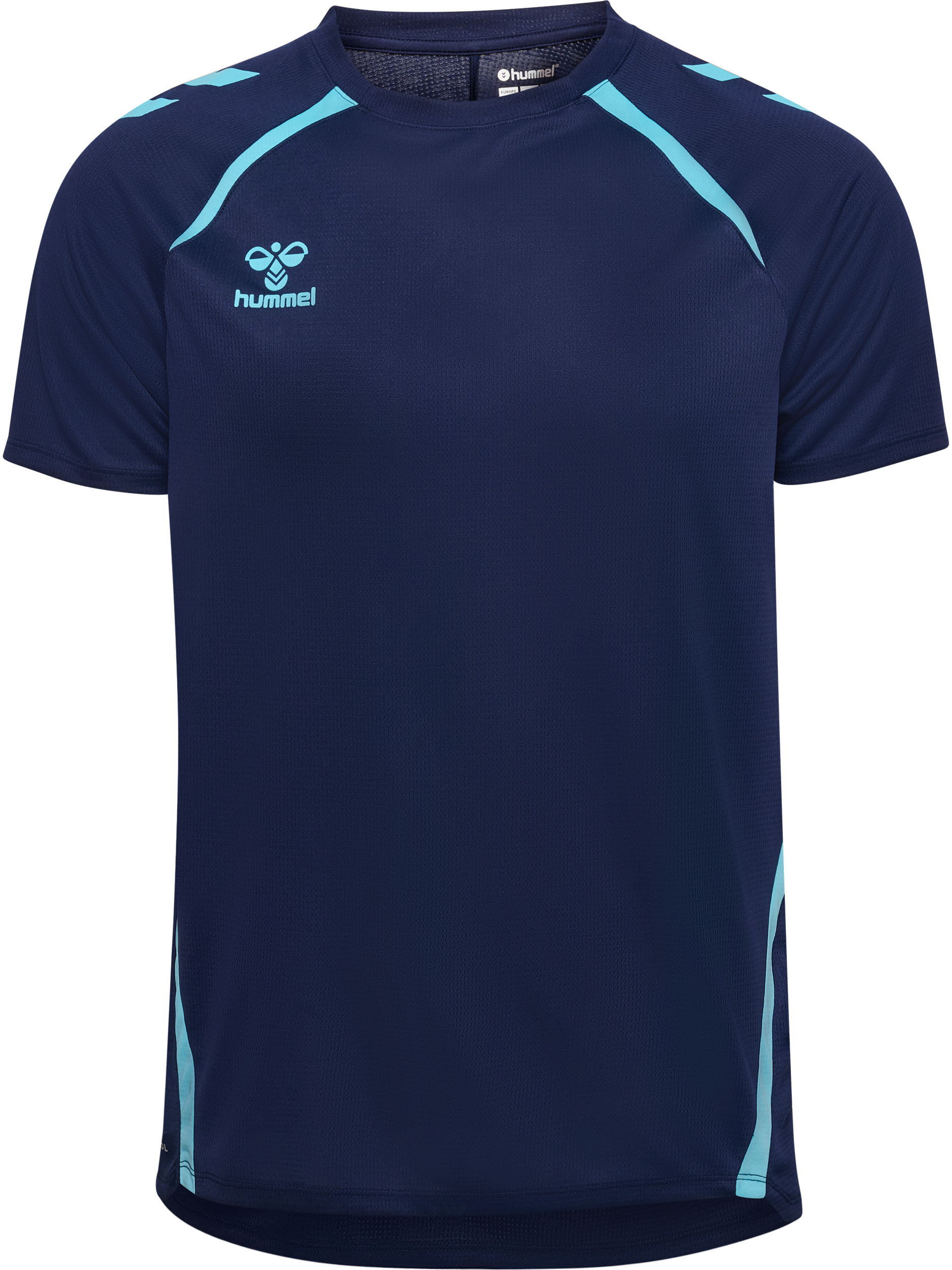 hummel Trainingsshirt "HMLLEAD 2.0 JERSEY S/S" reguläre Passform, mit Chevr günstig online kaufen