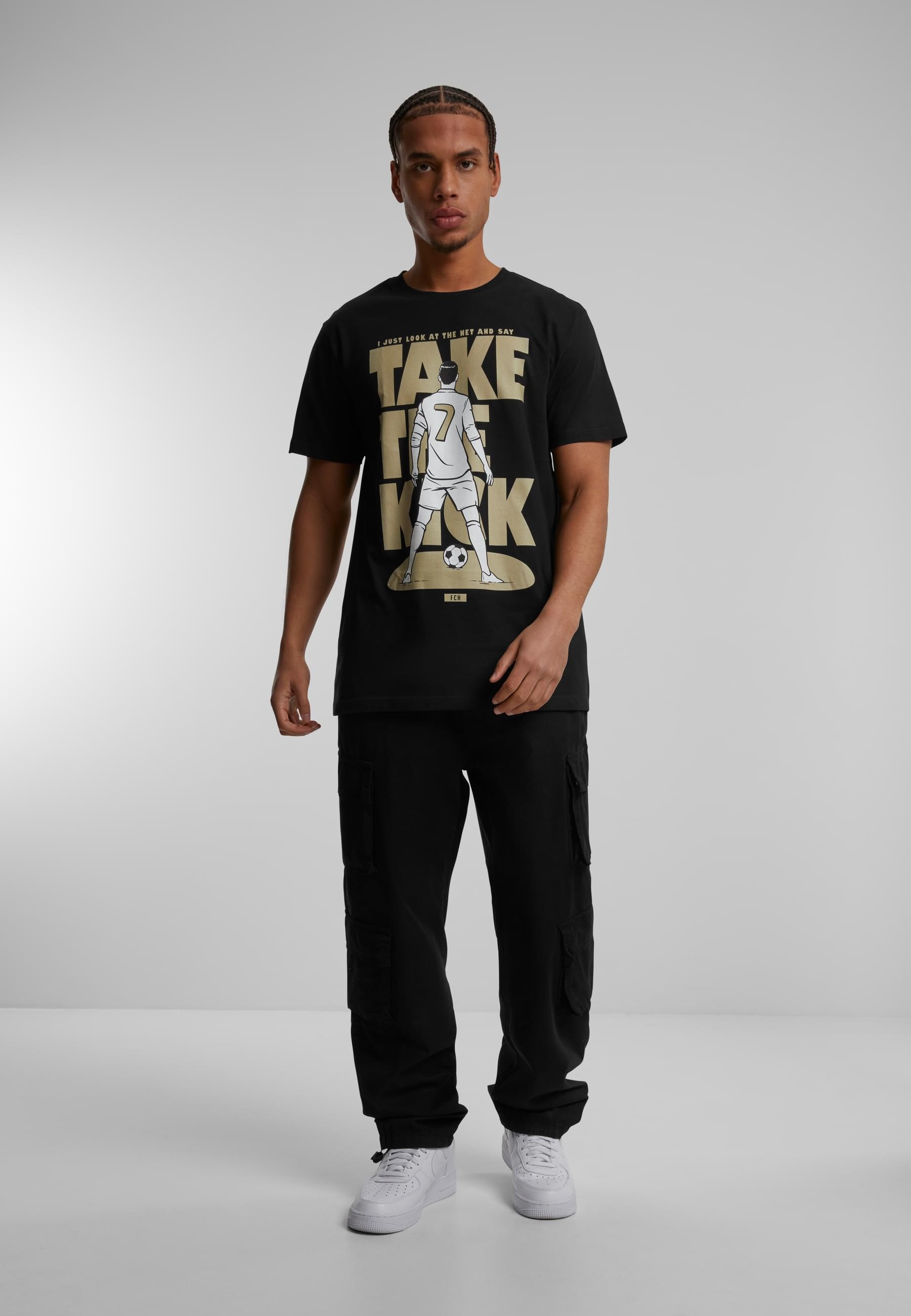 Merchcode T-Shirt »Merchcode Footballs Coming Home Take the Kick Tee«, (1 tlg.)