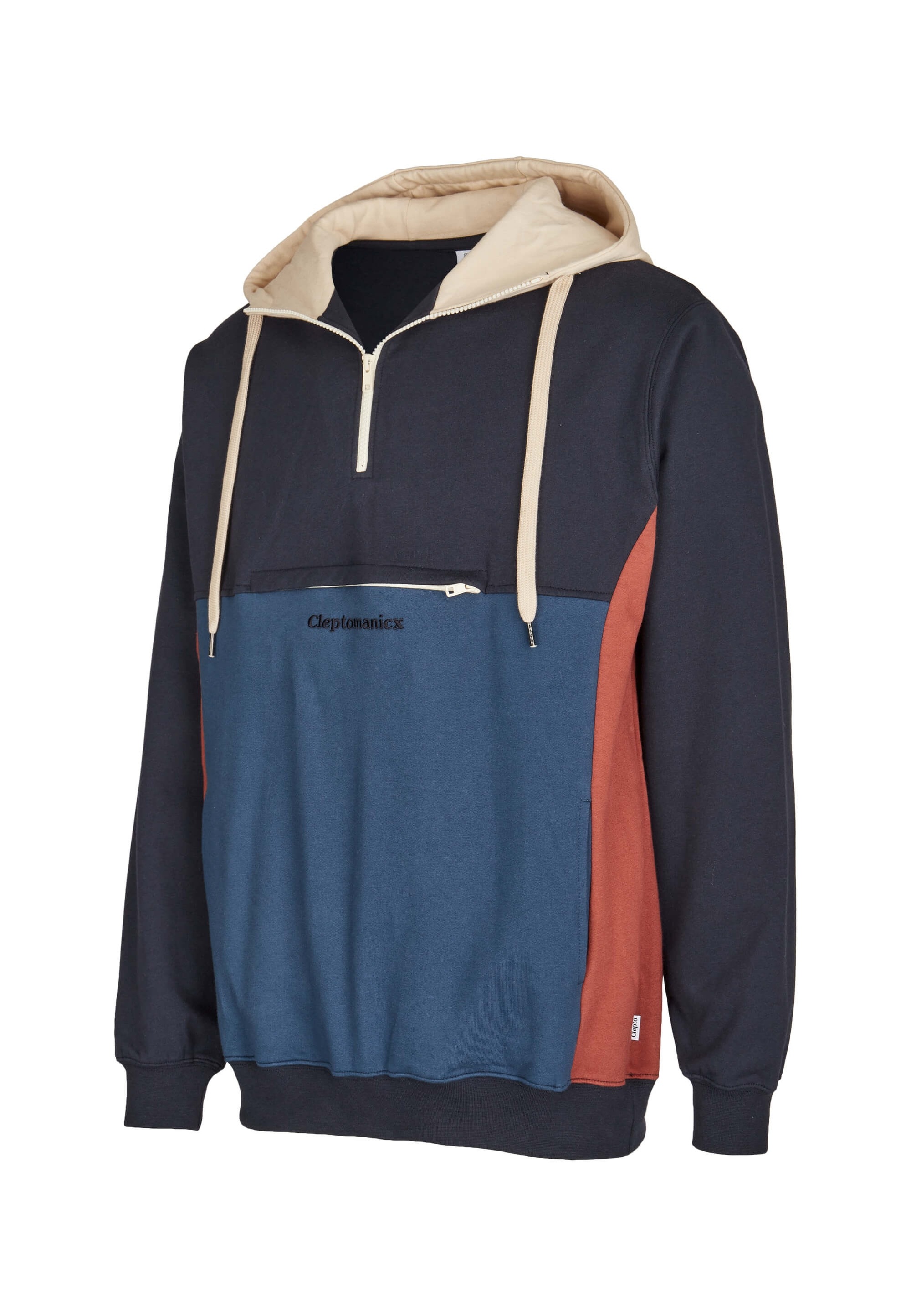 Cleptomanicx Kapuzensweatshirt »Hooded Block«, im lässigen Color-Blocking-Stil