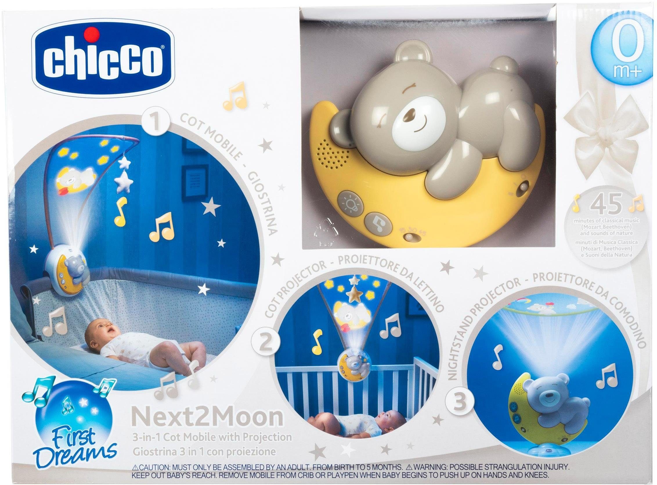 Chicco Nachtlicht »Next2Moon, Unisex«, mit Licht und Sound