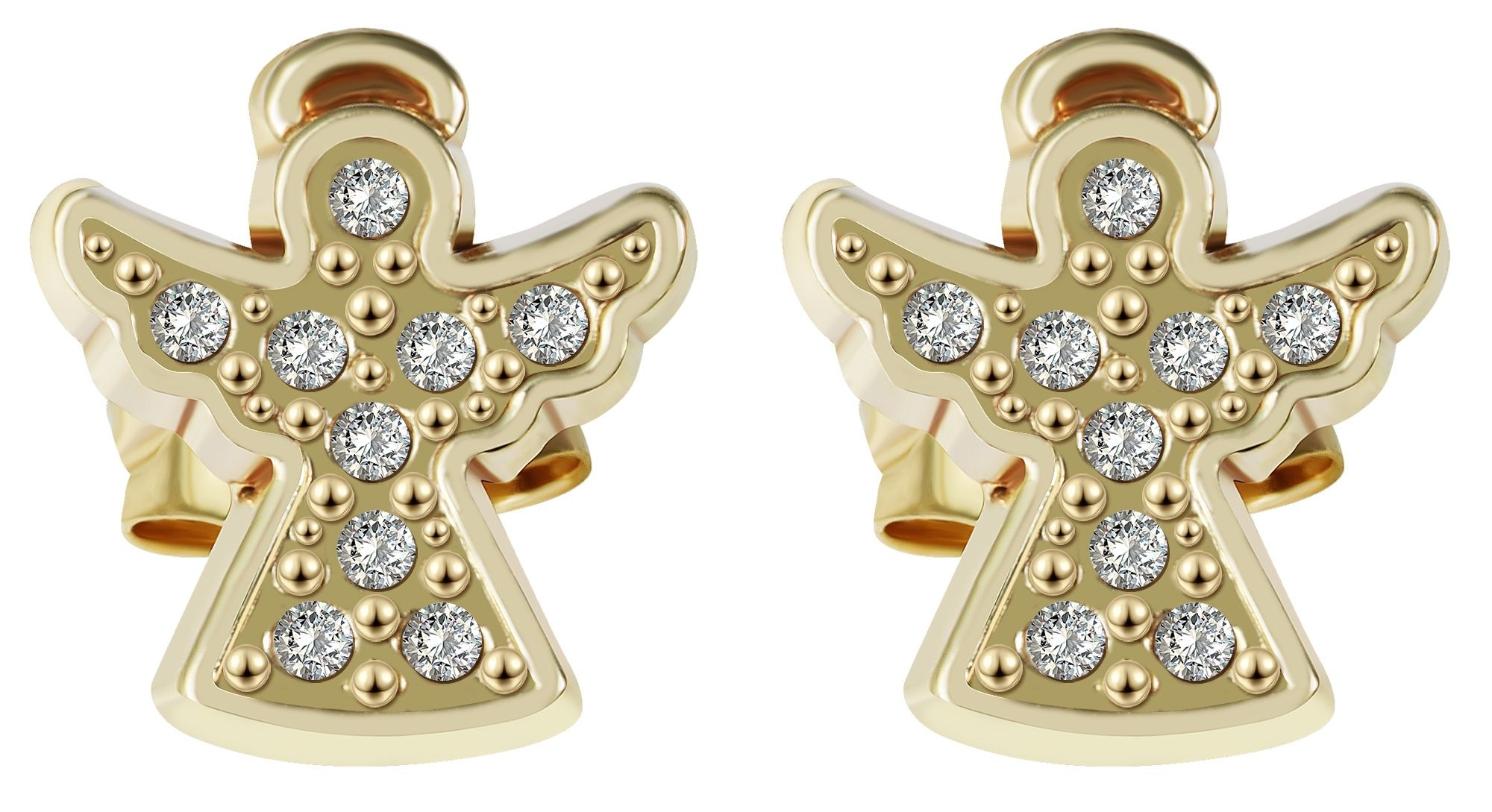 Adelia´s Paar Ohrhänger »Damen Ohrringe – Ohrstecker aus 333 Gold mit Zirkonia« Ein Geschenk, das Freude macht