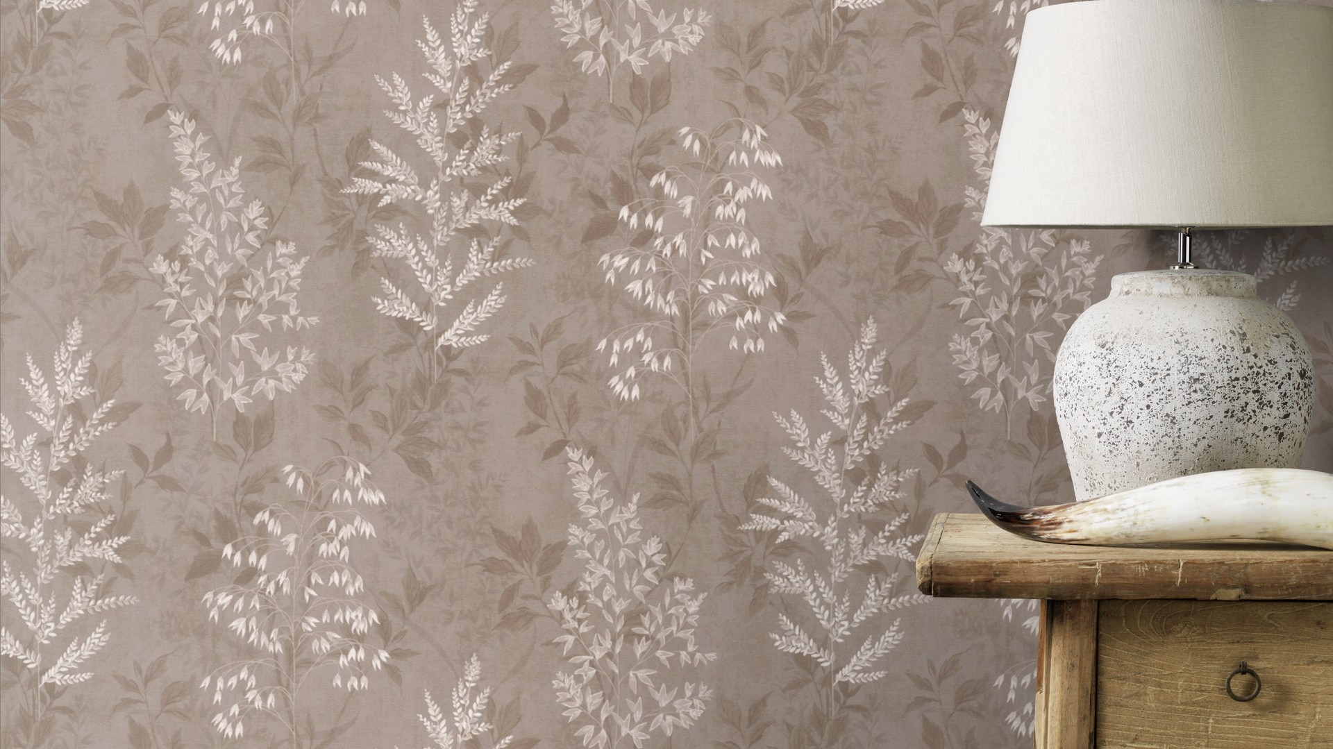 Rasch Papiertapete »mit Blattranken«, botanisch, Blätter