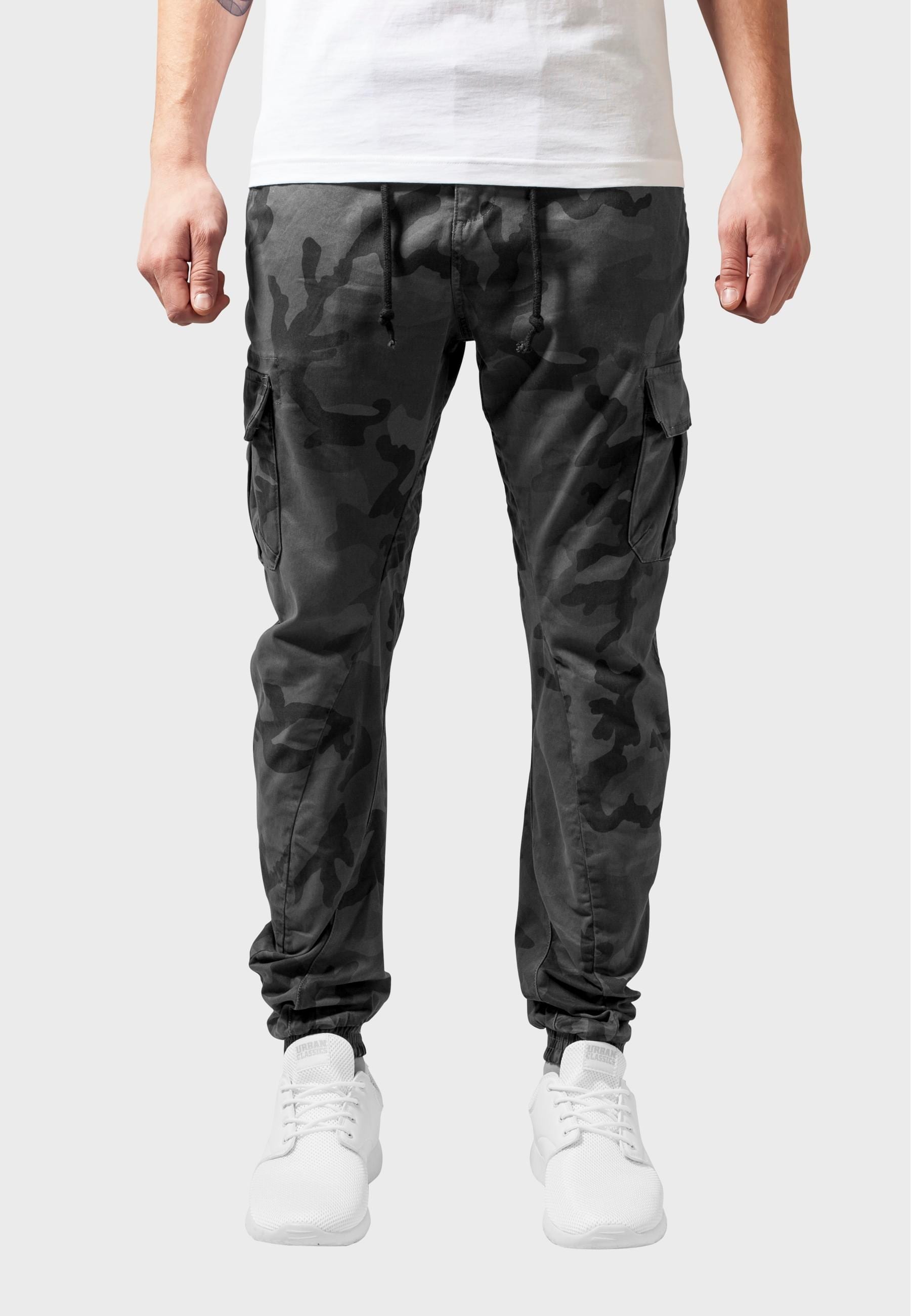 URBAN CLASSICS Cargohose »Urban Classics Herren Camo Cargo Jogging Pants«