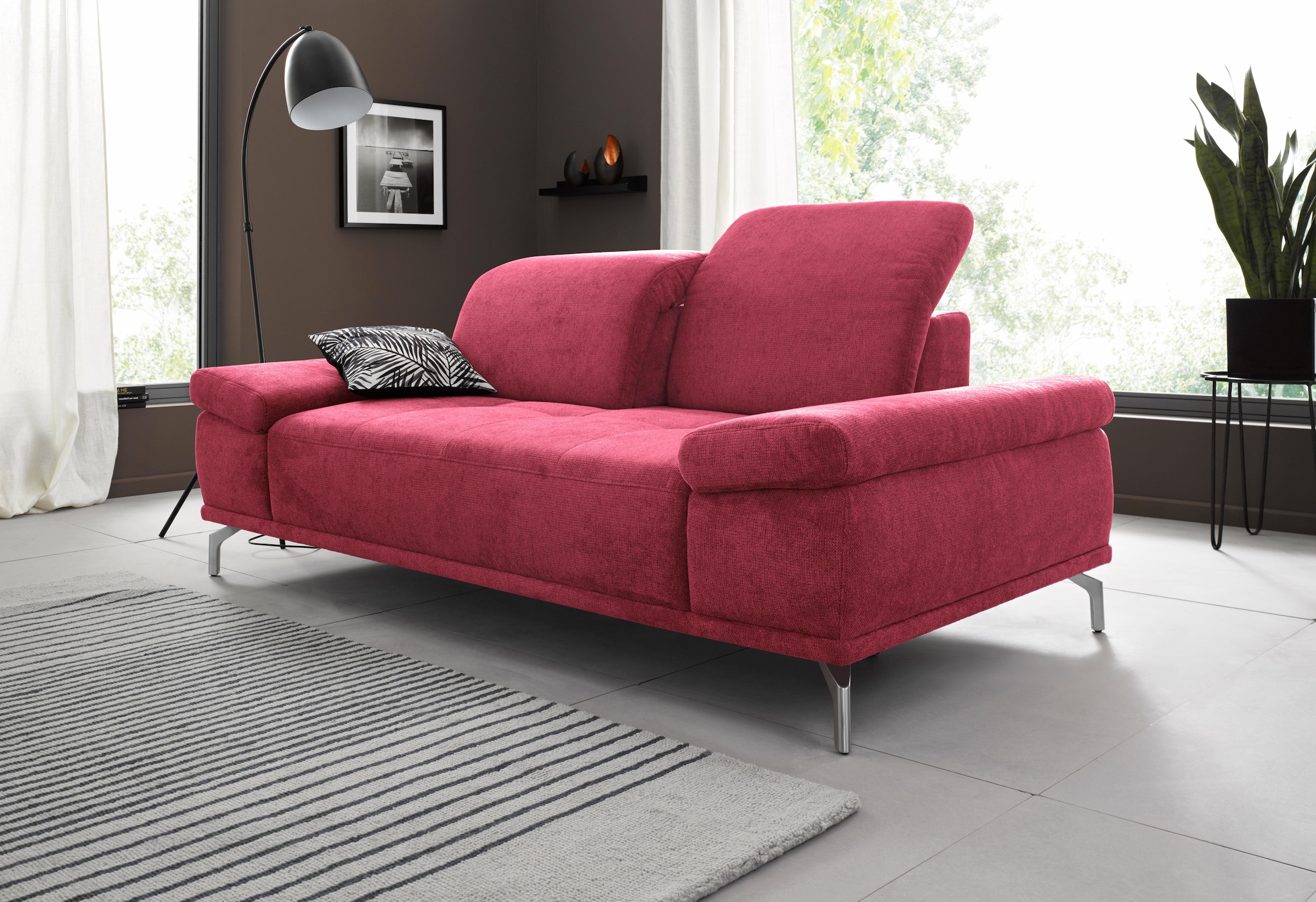 Home affaire 2-Sitzer "Caluna" mit Sitztiefen- und Kopfteilverstellung günstig online kaufen